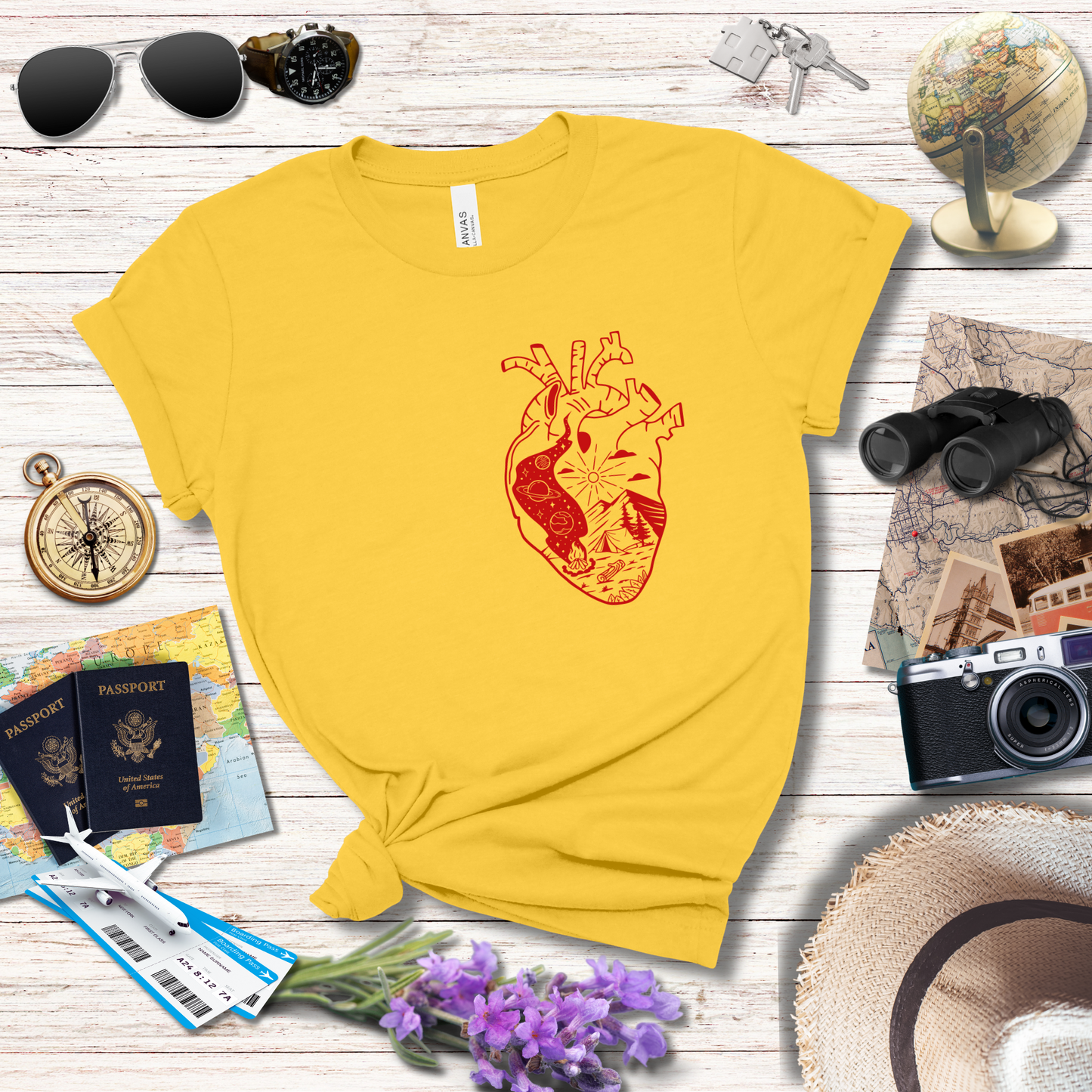 CAMPING HEART T-Shirt