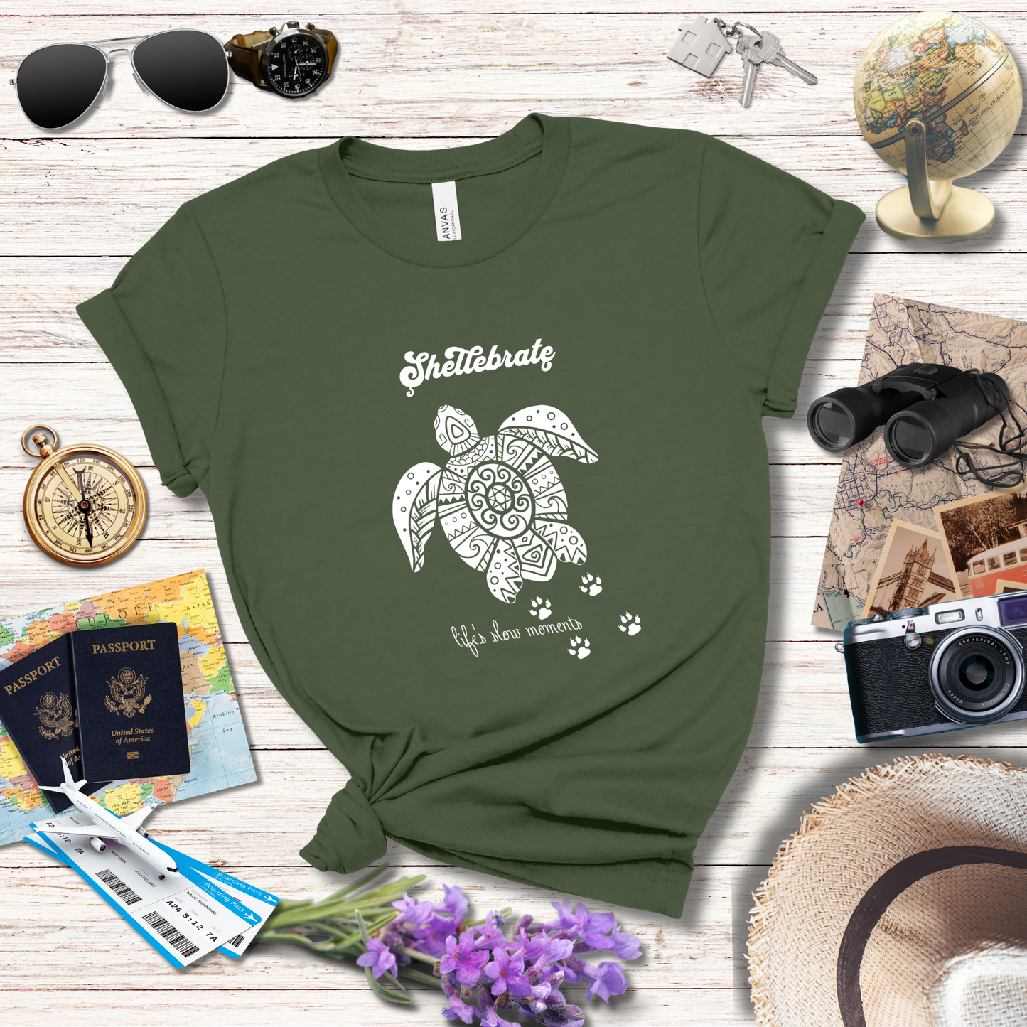 SHELLEBRATE LIFE'S SLOW MOMENTS - T-Shirt