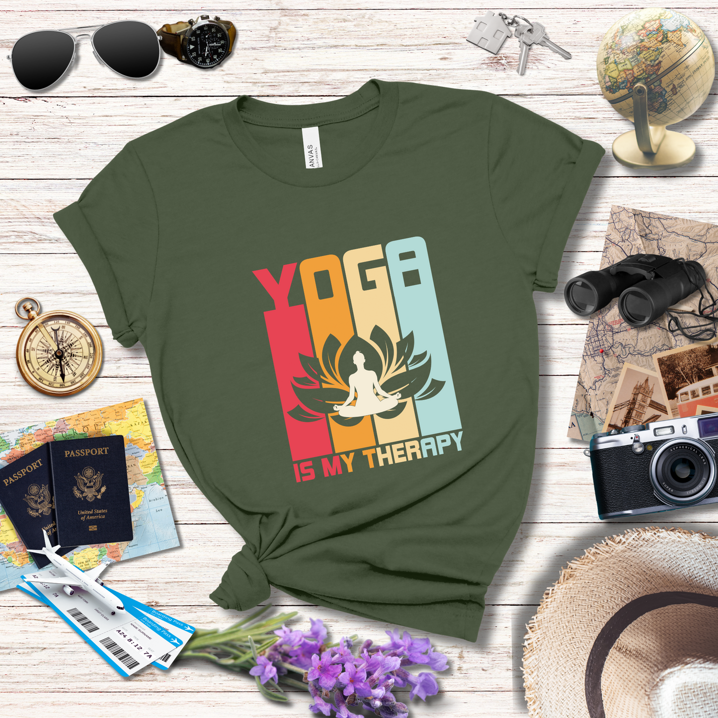 YOGA IS MY THERAPY - T-Shirt