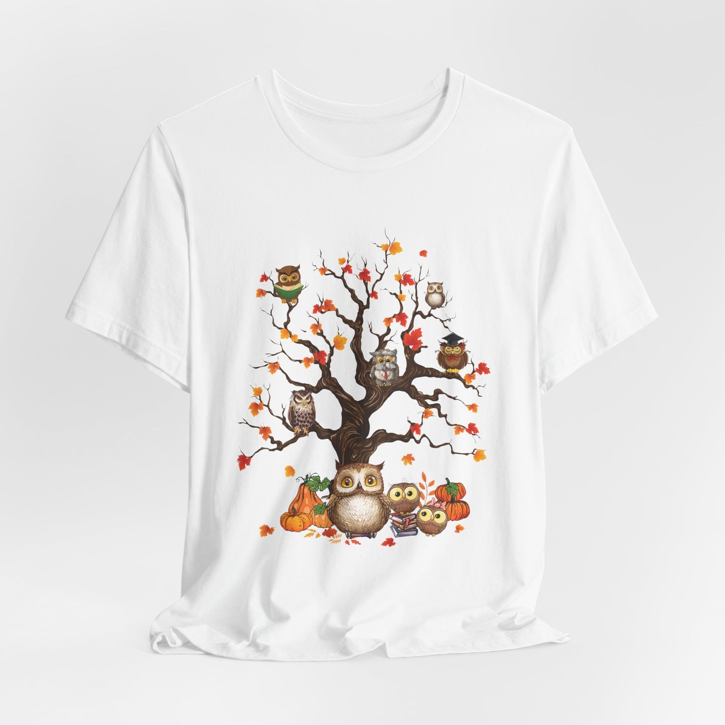 OWL OVER AUTUMN TREE T-Shirt