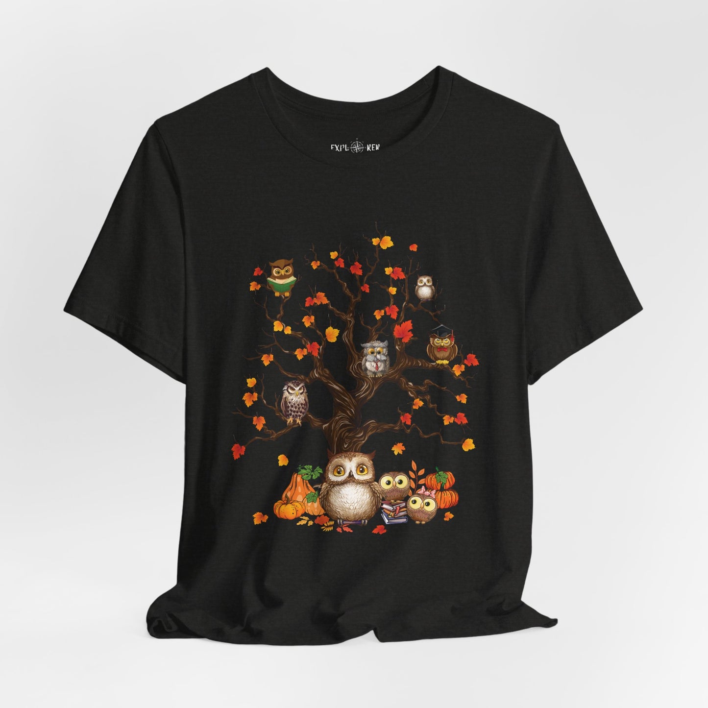 OWL OVER AUTUMN TREE T-Shirt