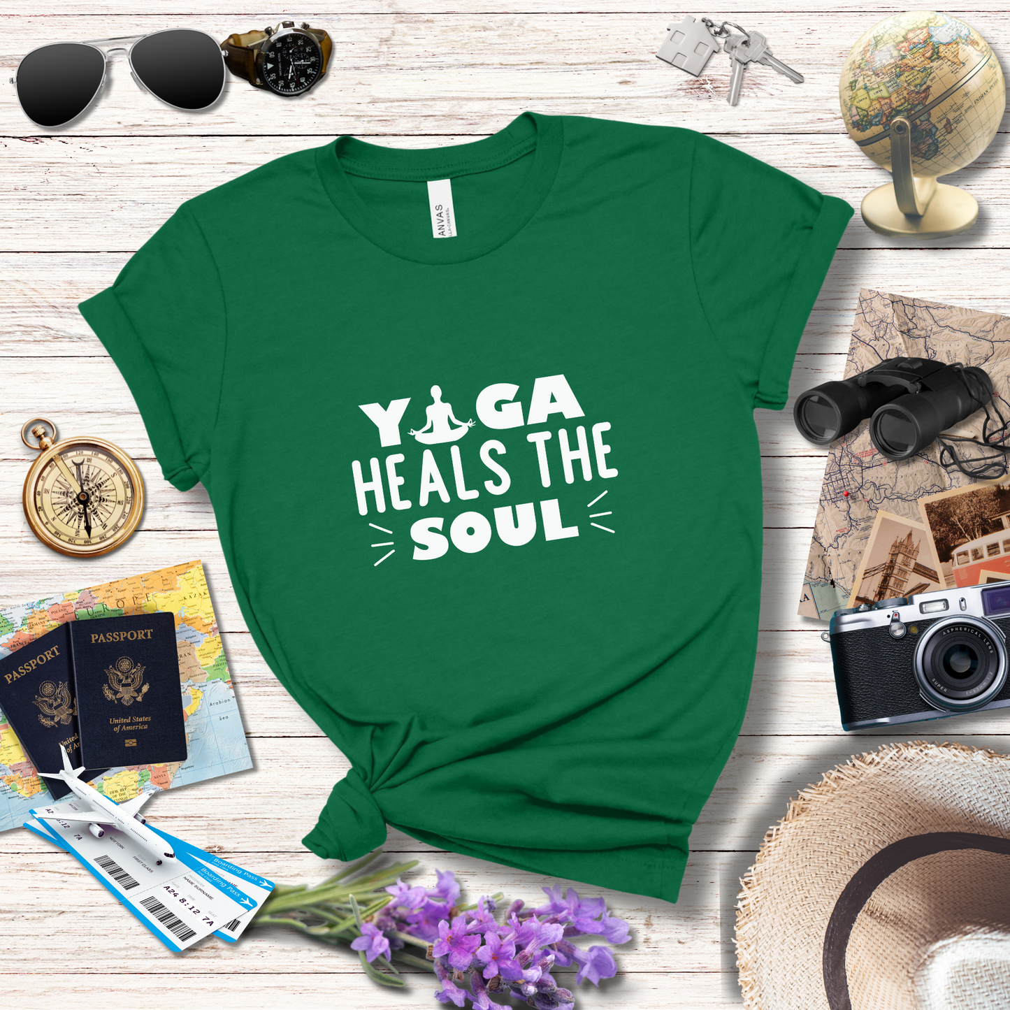 YOGA HEALS THE SOUL - T-Shirt