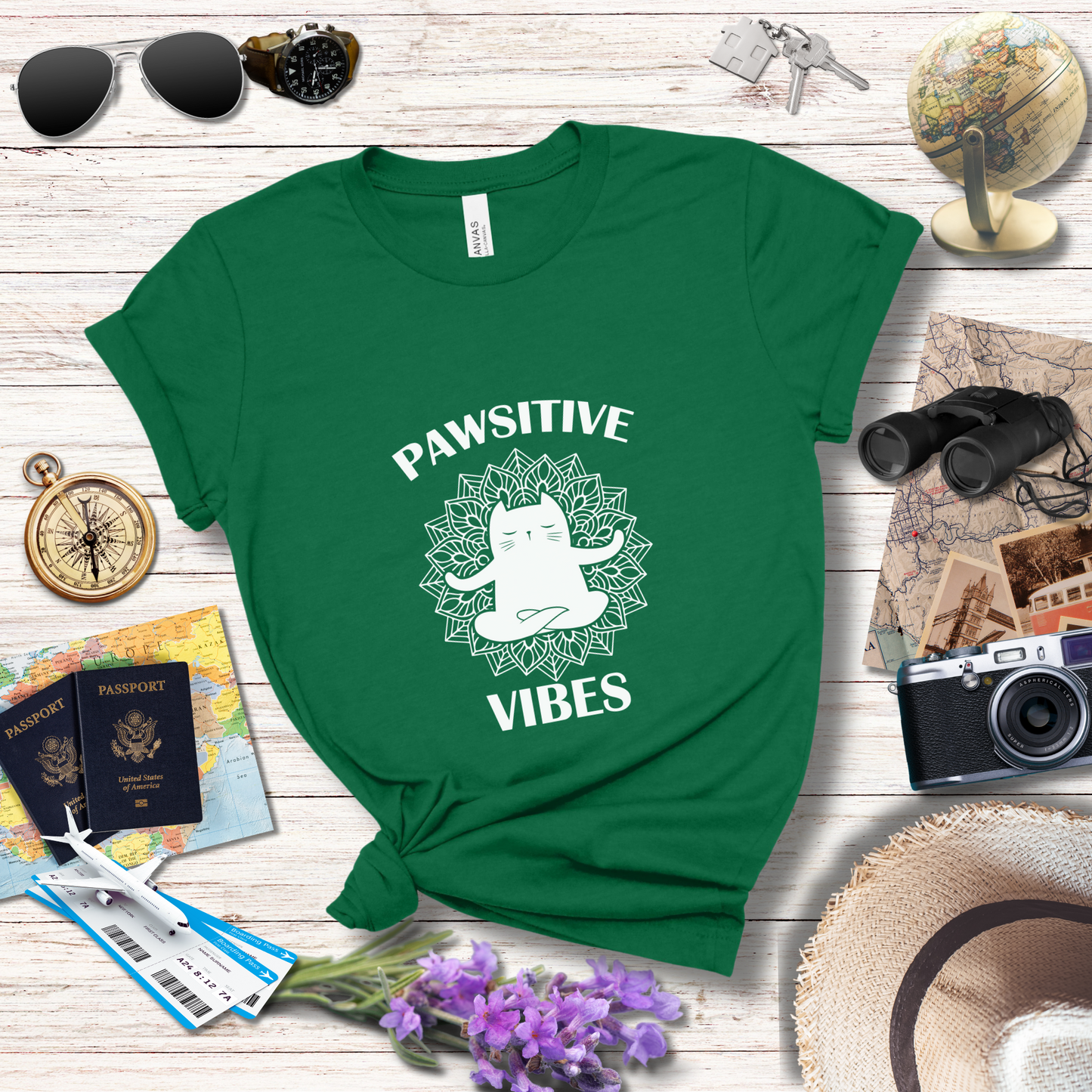 PAWSITIVE VIBES - T-Shirt