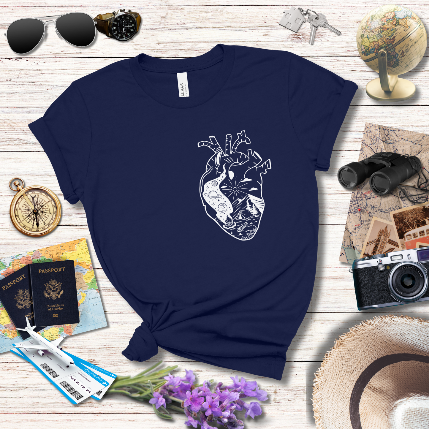 CAMPING HEART T-Shirt