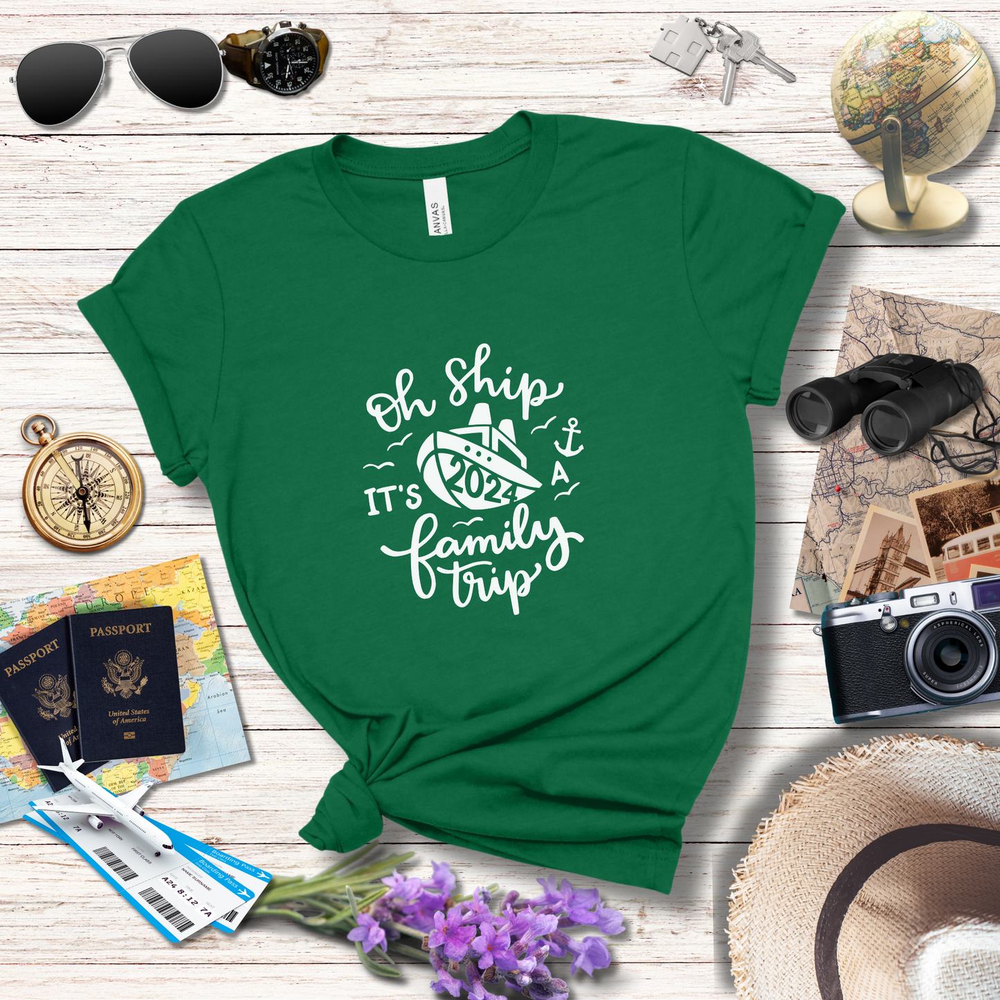 OH SHIP, IT'S A FAMILY TRIP - T-Shirt