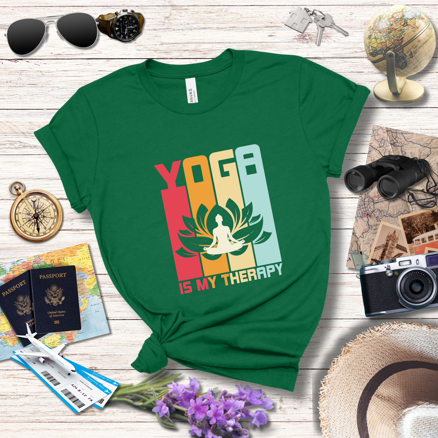 YOGA IS MY THERAPY - T-Shirt