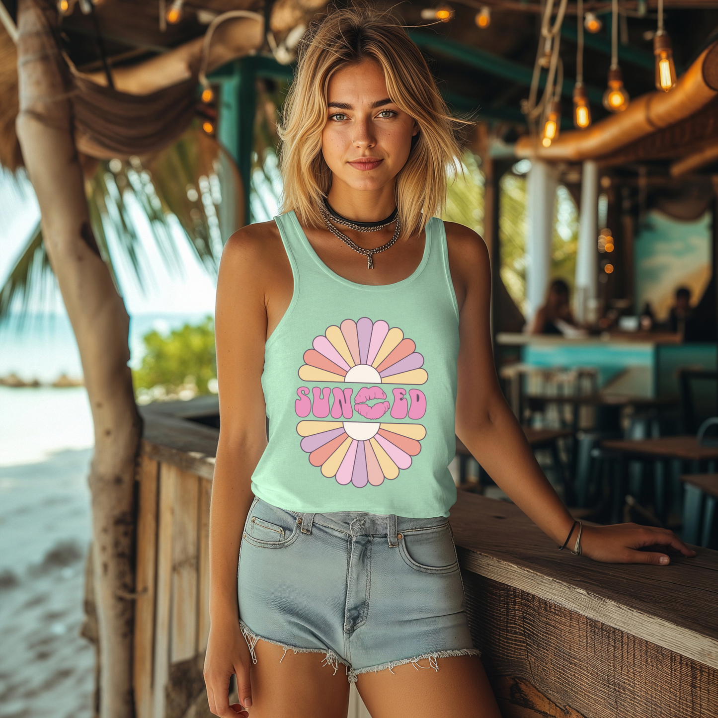 SUNKISSED - Racerback Tank Top