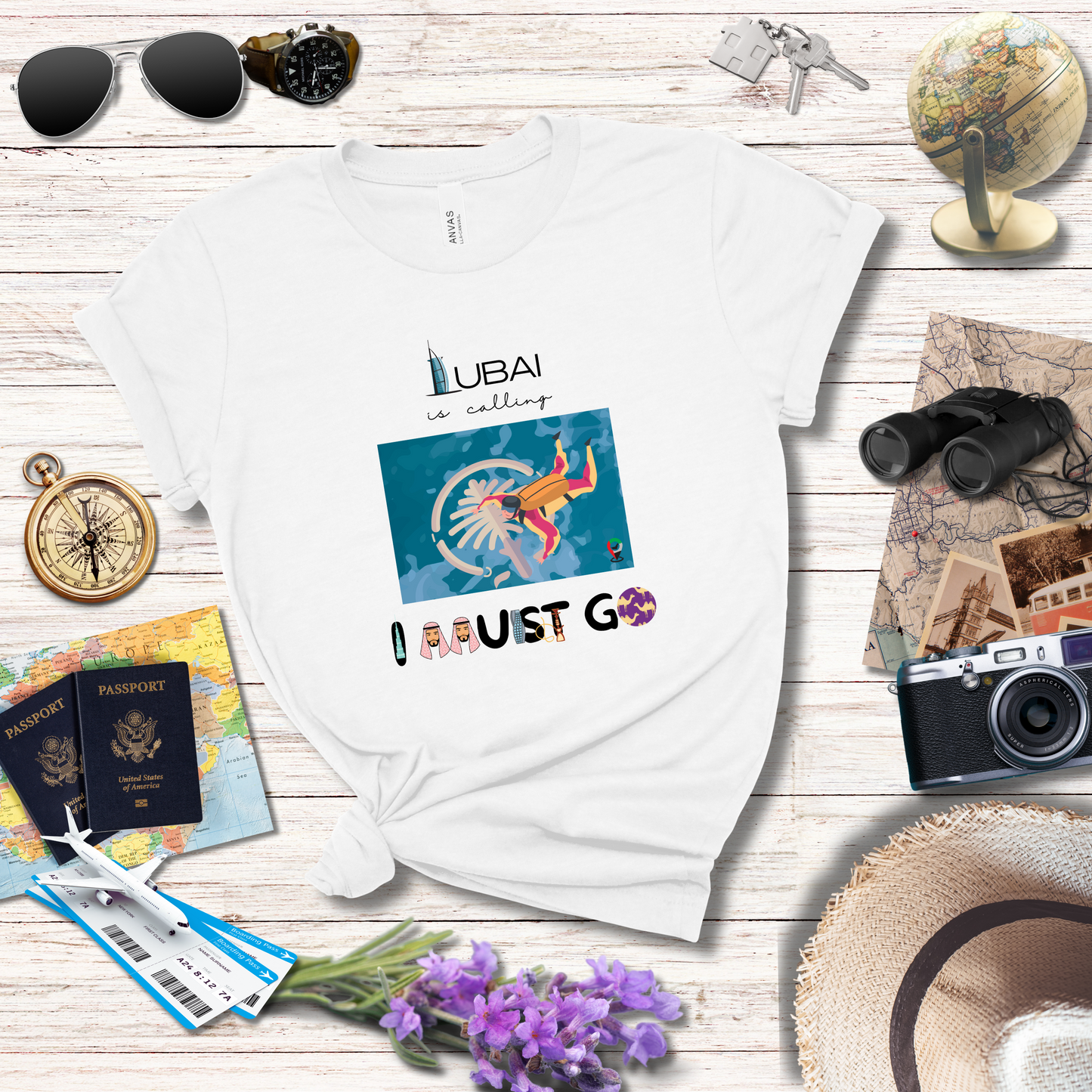 DUBAI IS CALLING AND I MUST GO - T-Shirt