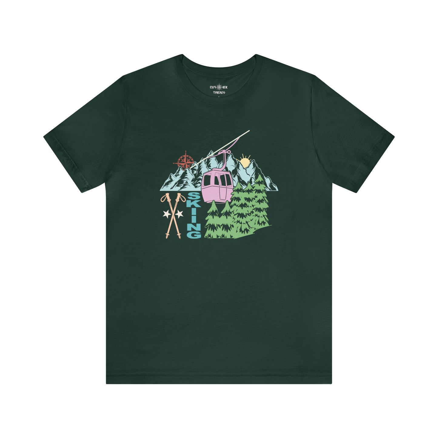 SKIING 2 - T-Shirt