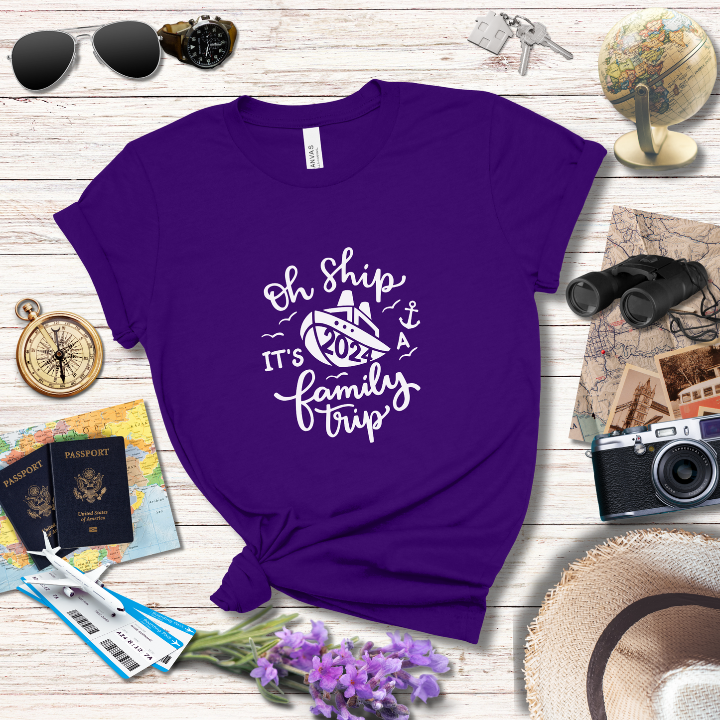 OH SHIP, IT'S A FAMILY TRIP - T-Shirt