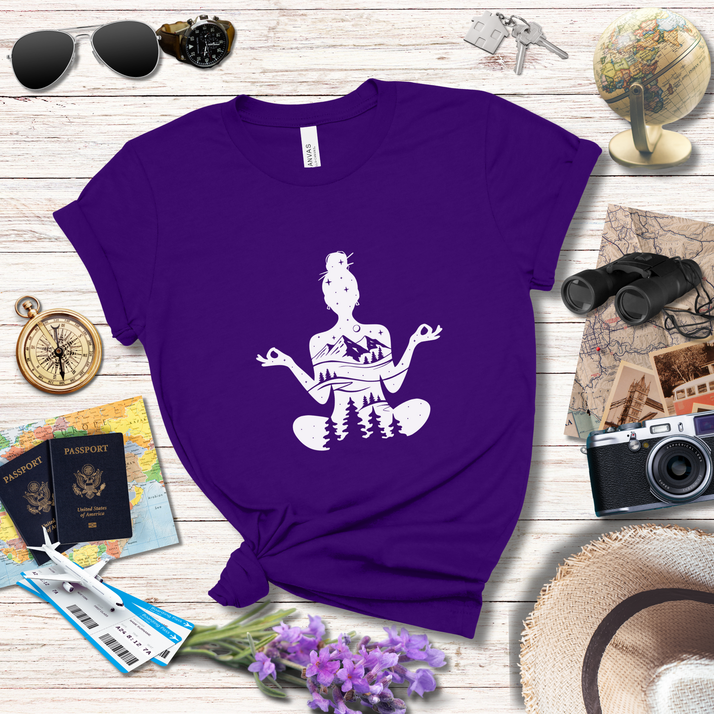 MEDITATE IN THE MOUNTAINS - T-Shirt