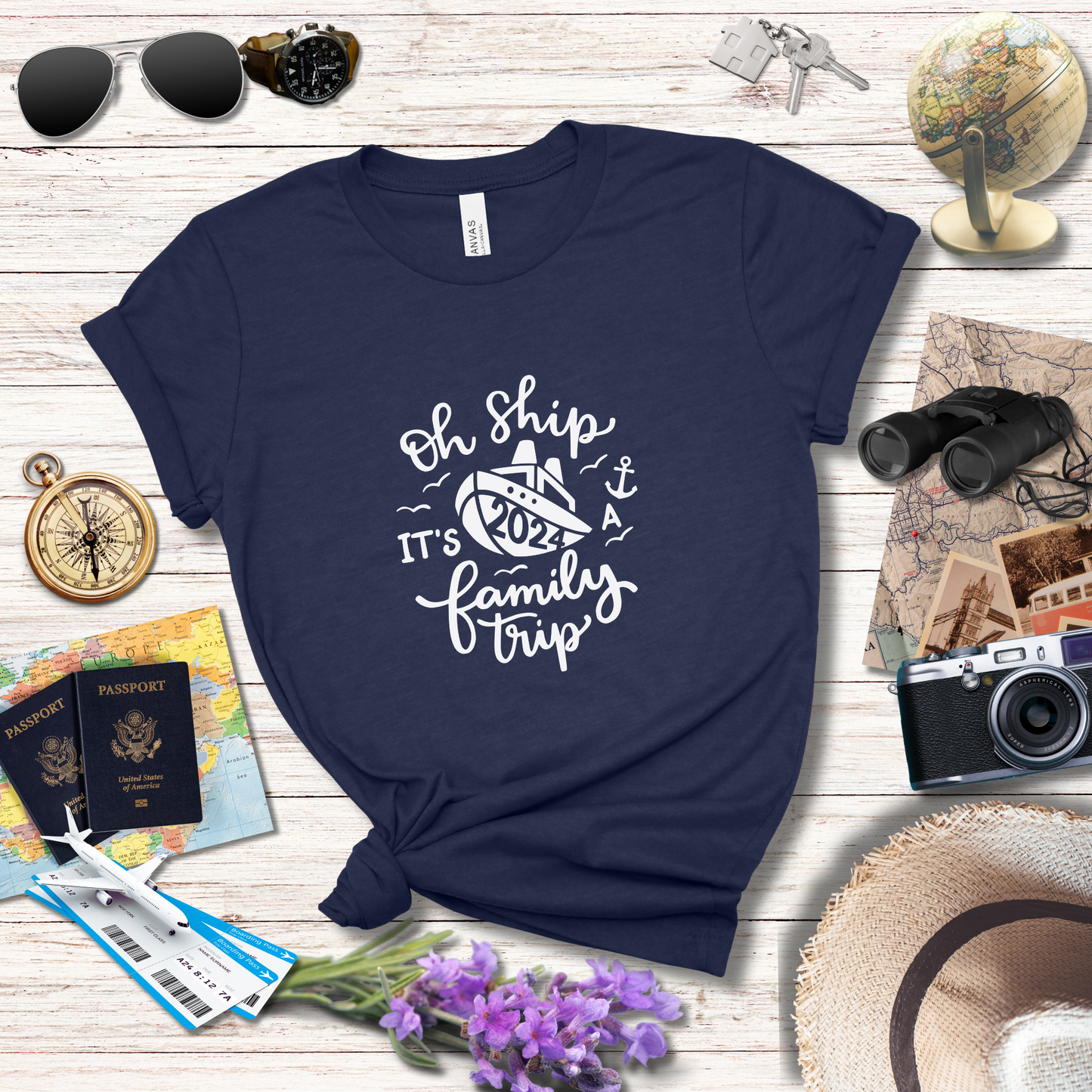 OH SHIP, IT'S A FAMILY TRIP - T-Shirt