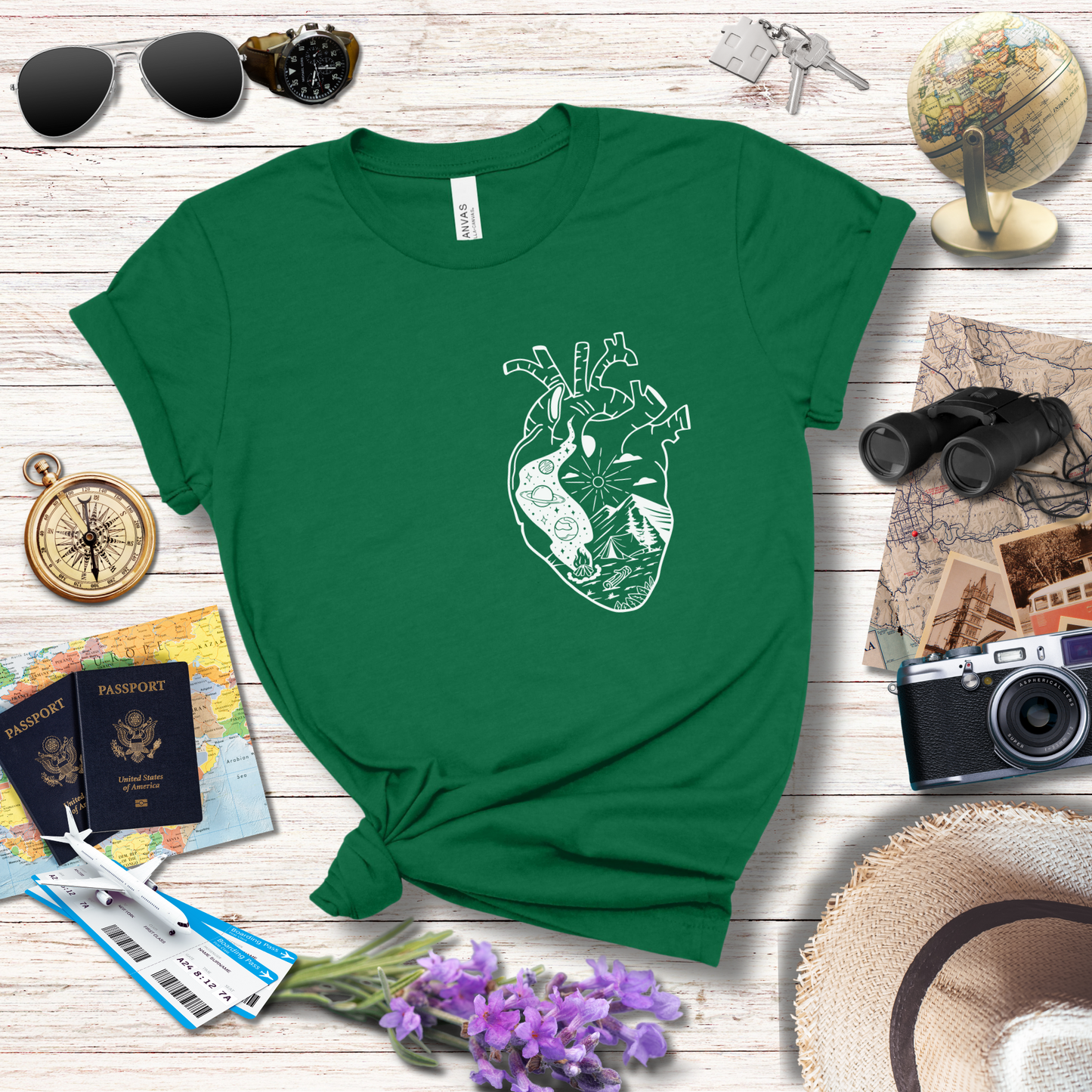 CAMPING HEART T-Shirt