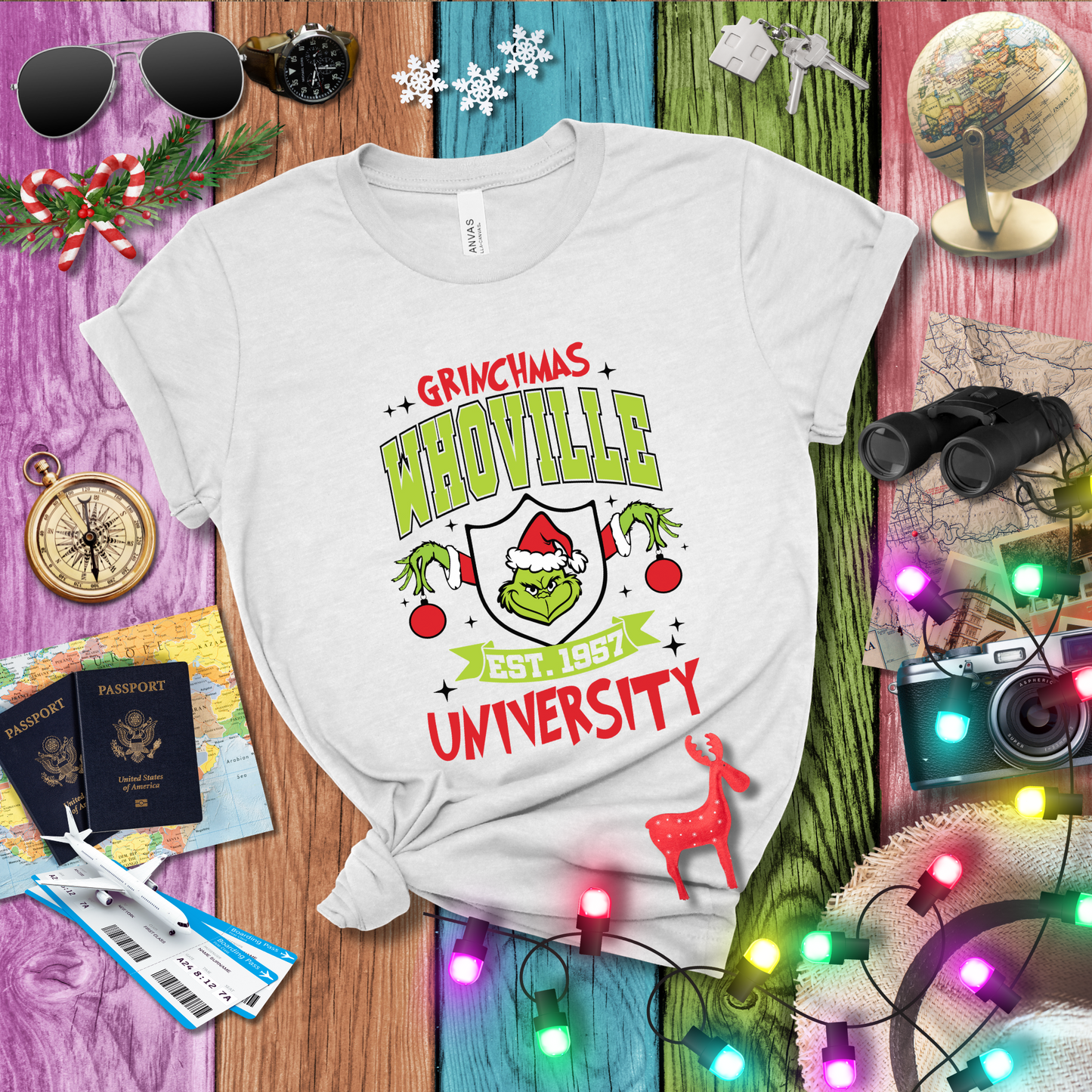 GRINCHMAS WHOVILLE UNIVERSITY T-Shirt