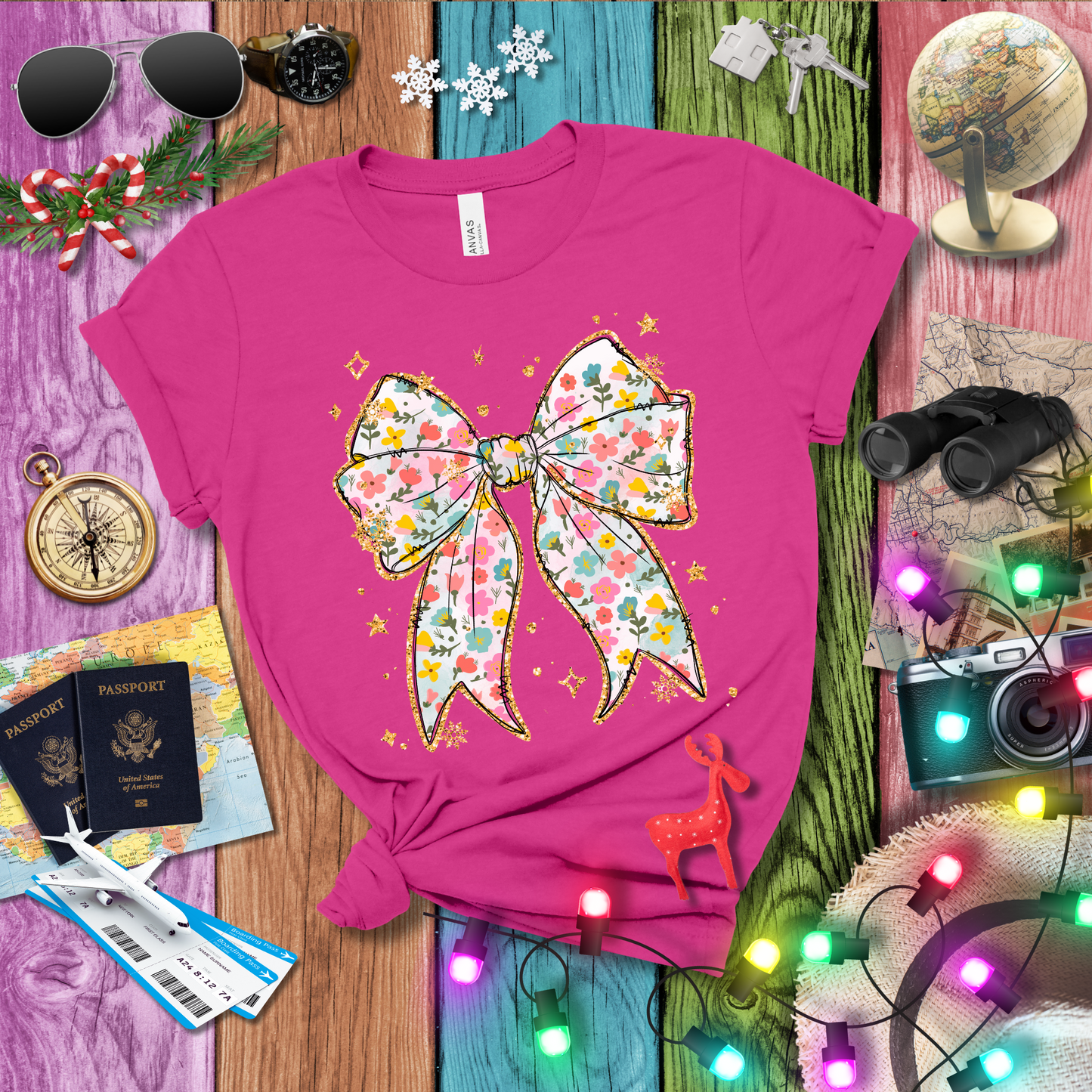 SPARKLY BOW T-Shirt