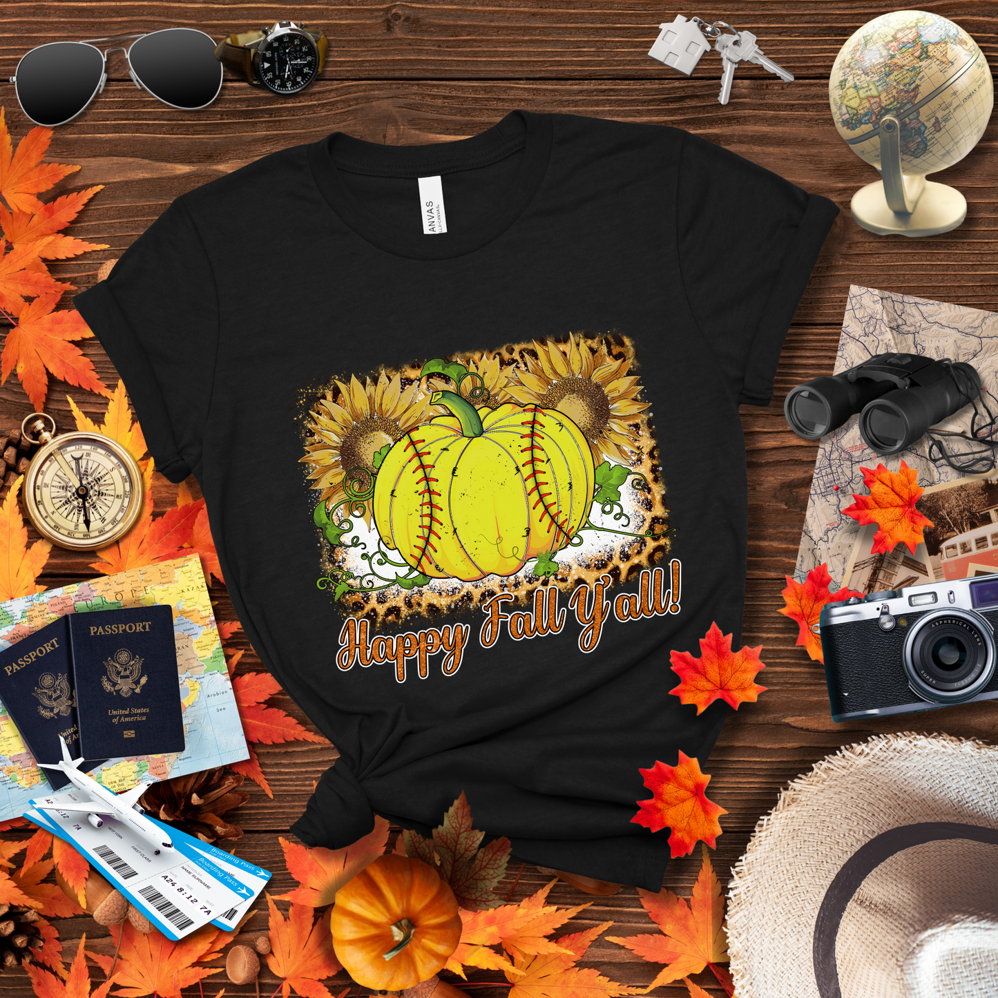 HAPPY FALL Y'ALL T-Shirt