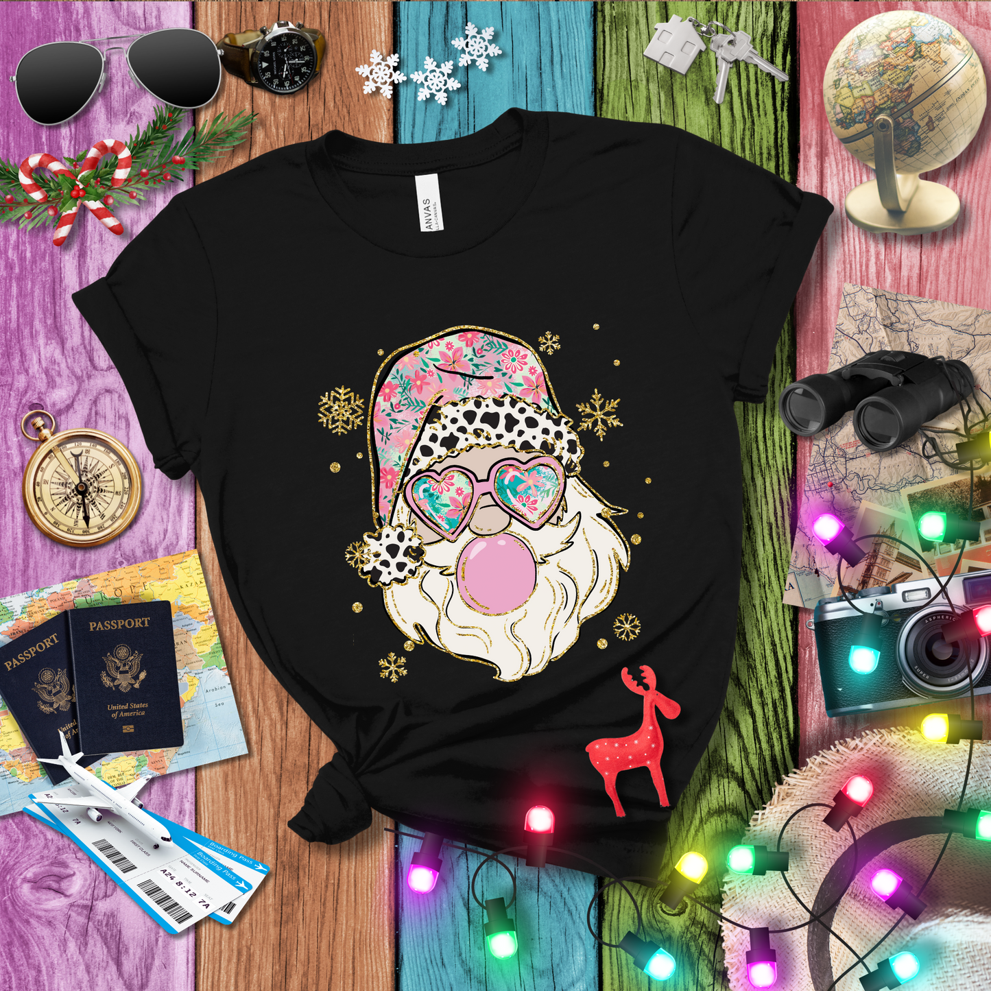 COOL SANTA WITH BUBBLEGUM T-Shirt