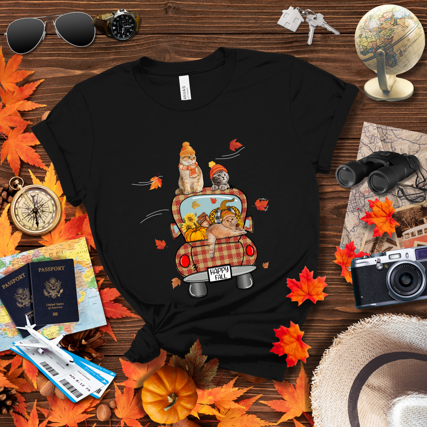 HAPP FALL CATS T-Shirt