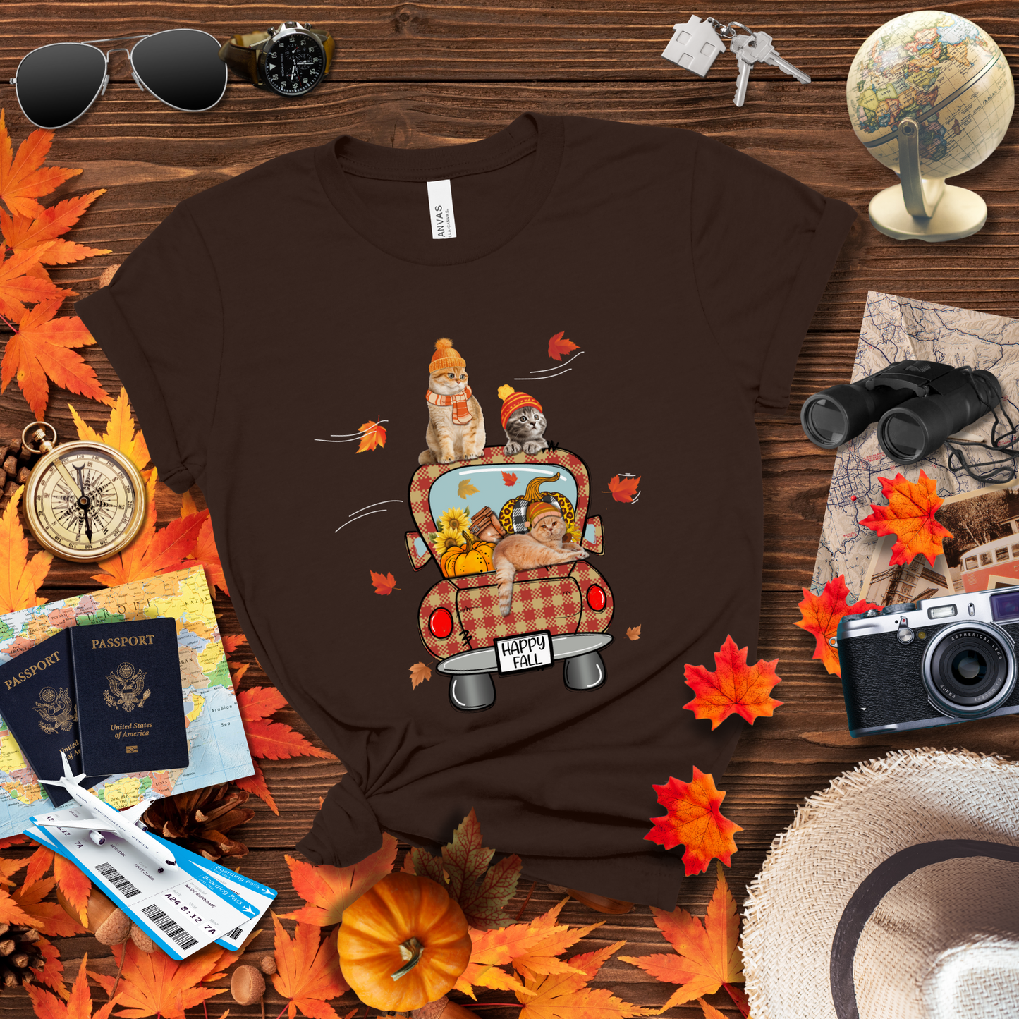 HAPP FALL CATS T-Shirt