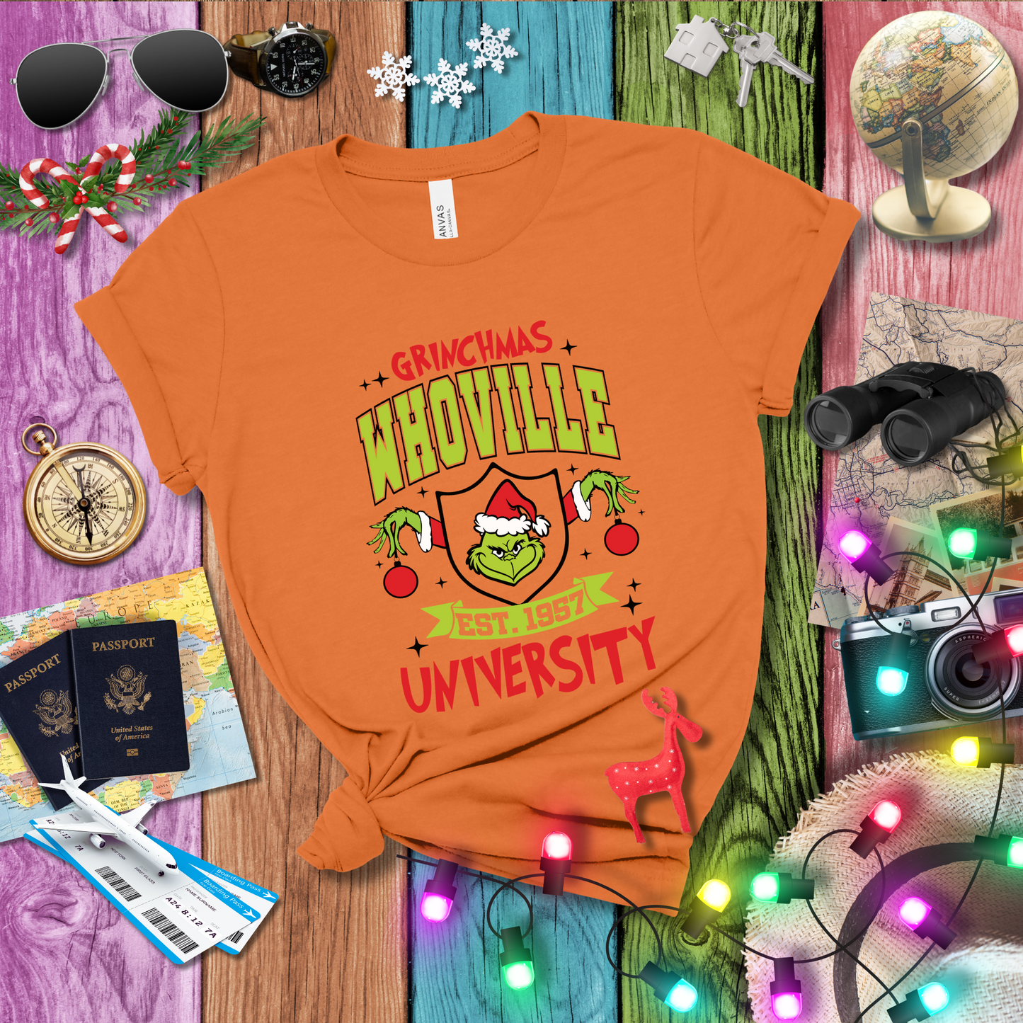 GRINCHMAS WHOVILLE UNIVERSITY T-Shirt