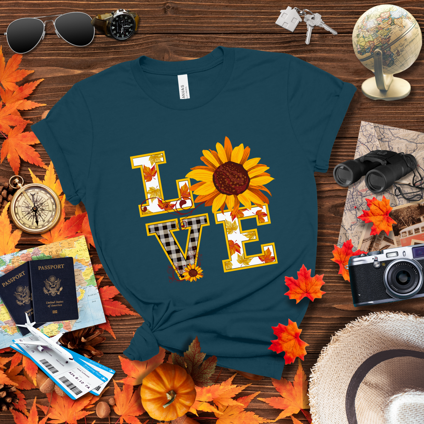 LOVE SUNFLOWER FALL T-Shirt