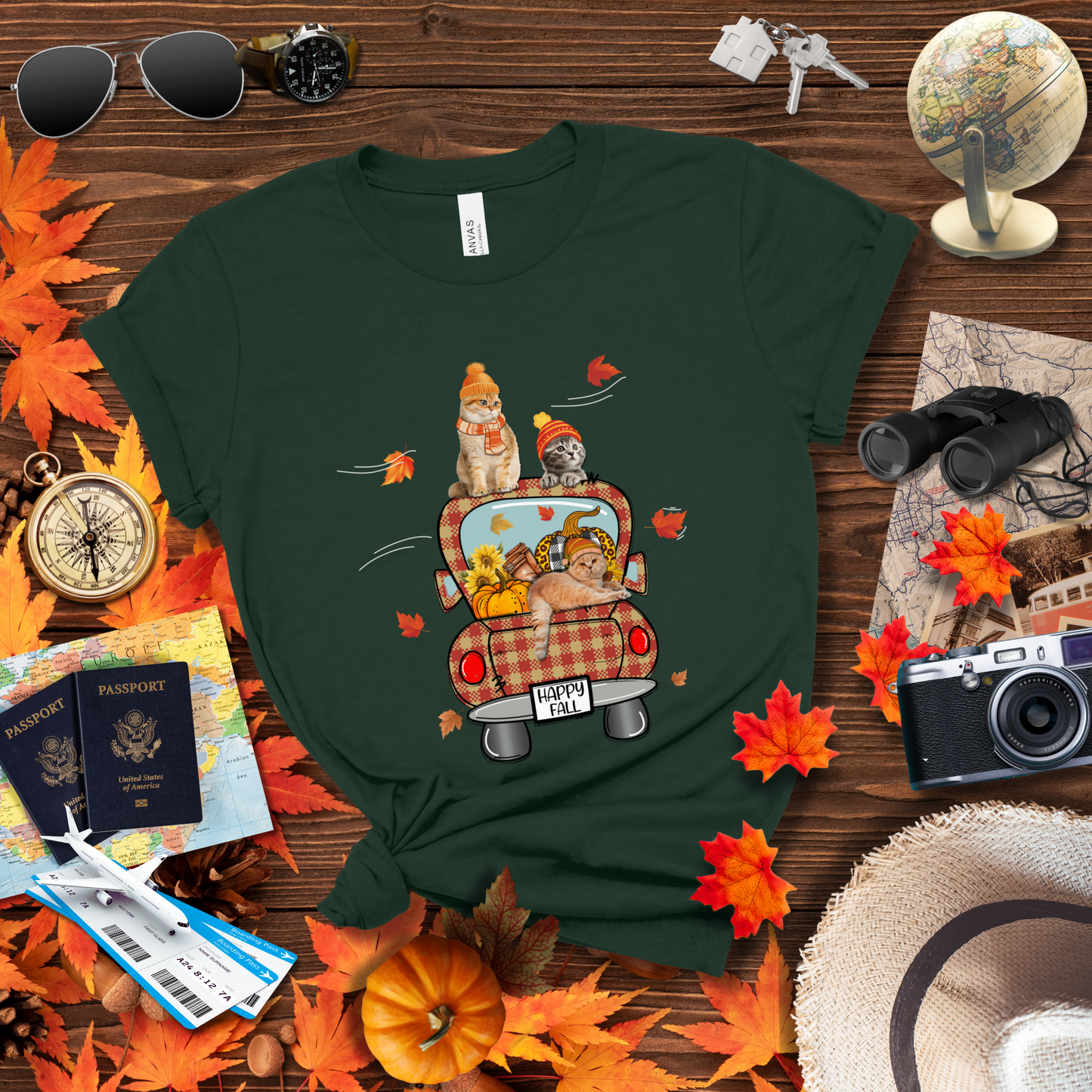 HAPP FALL CATS T-Shirt