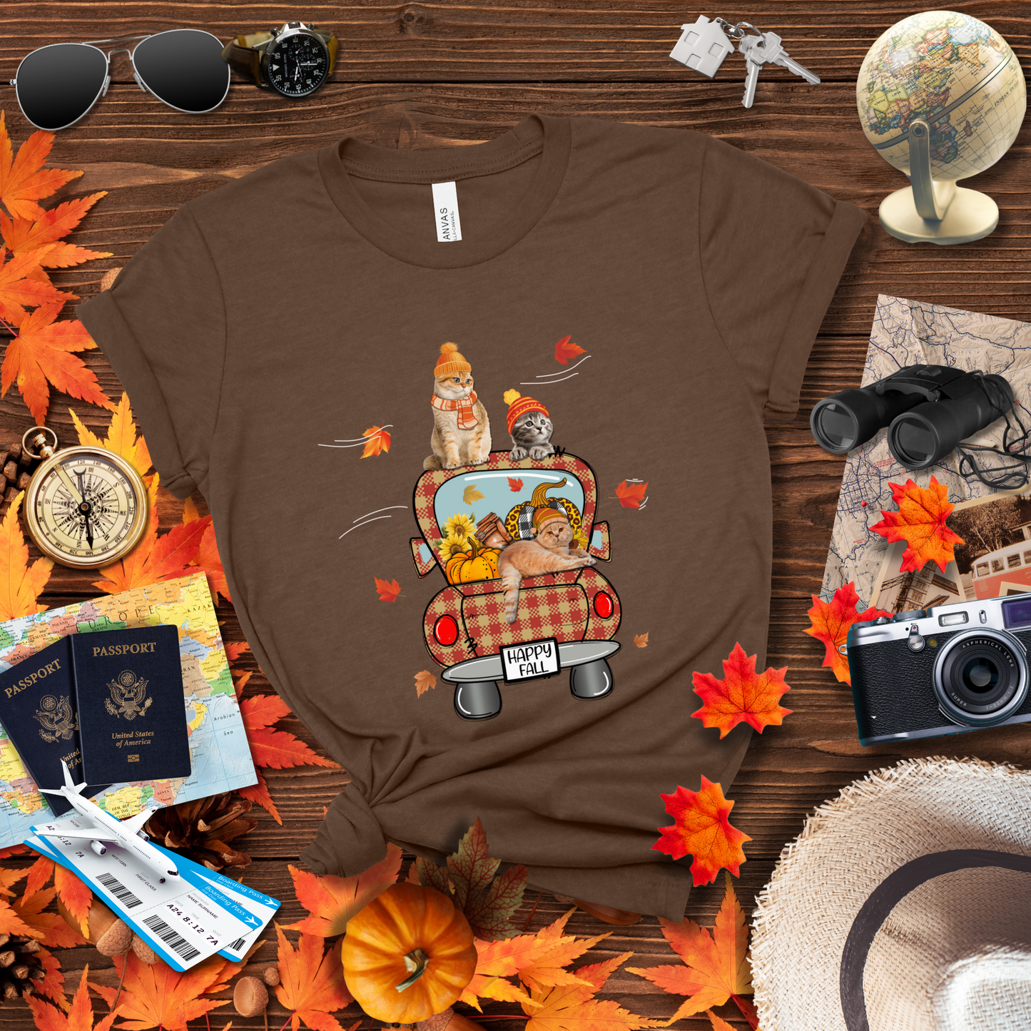 HAPP FALL CATS T-Shirt