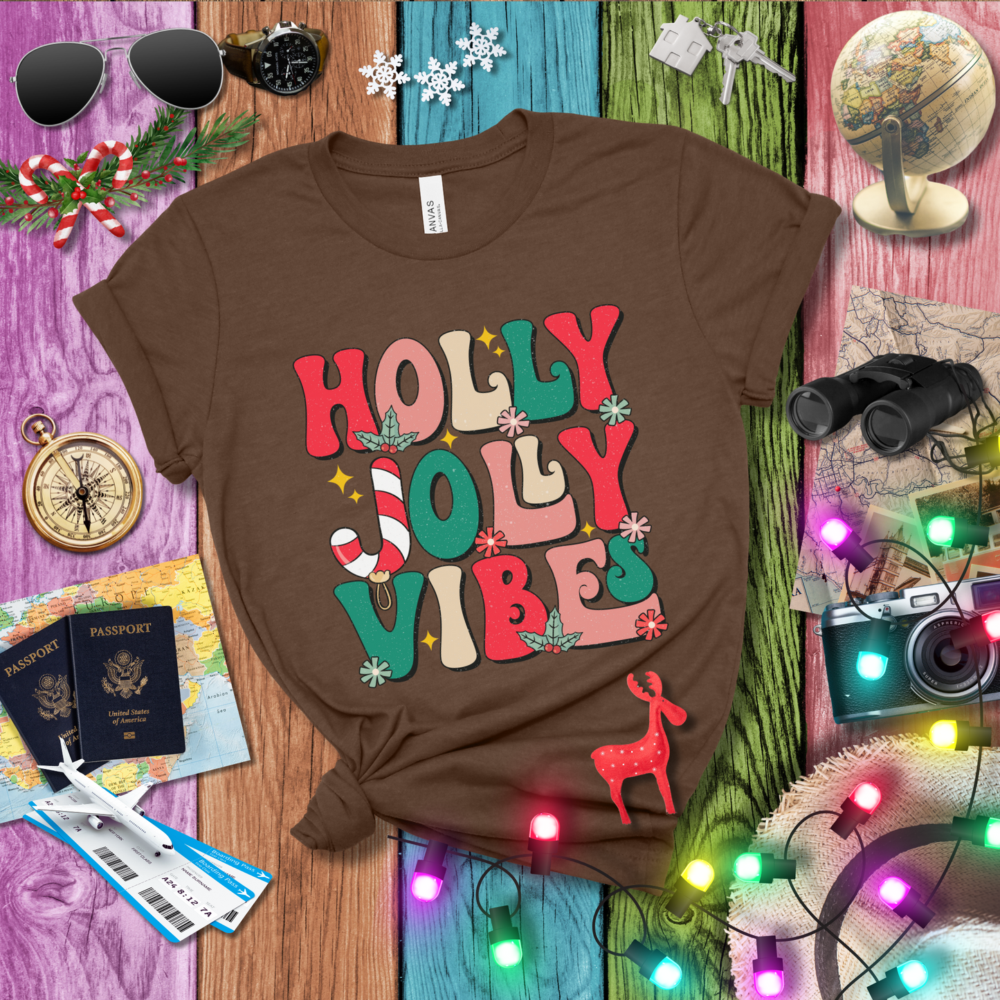 HOLLY JOLLY VIBES T-Shirt