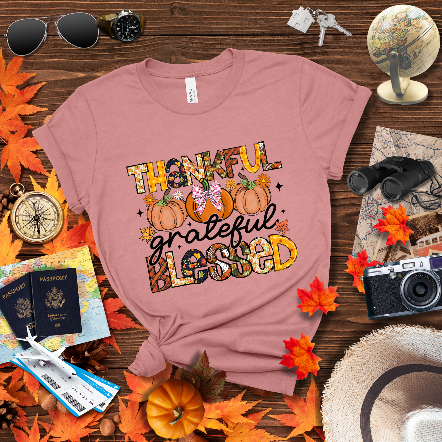 THANKFUL, GRATEFUL, BLESSED T-Shirt