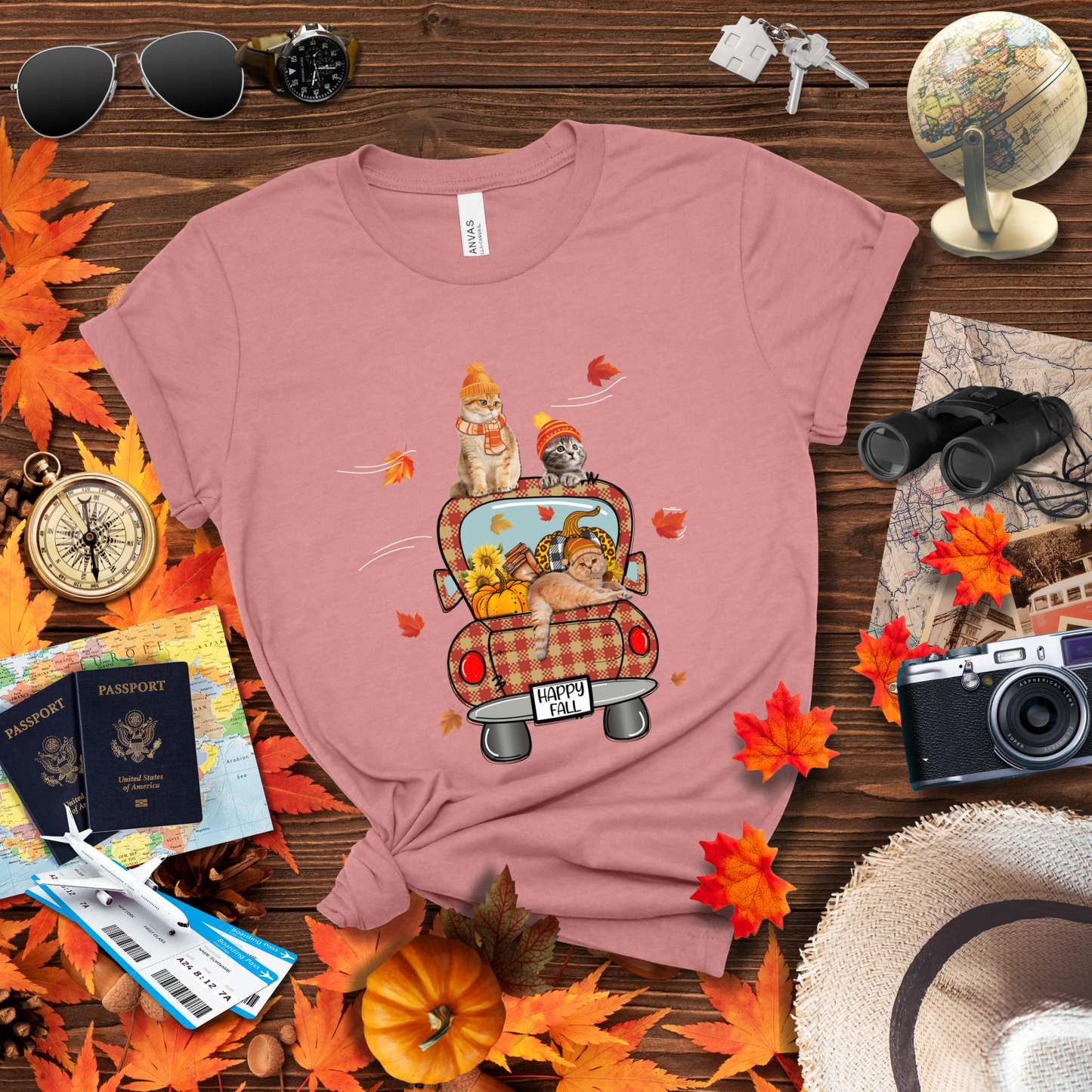 HAPP FALL CATS T-Shirt