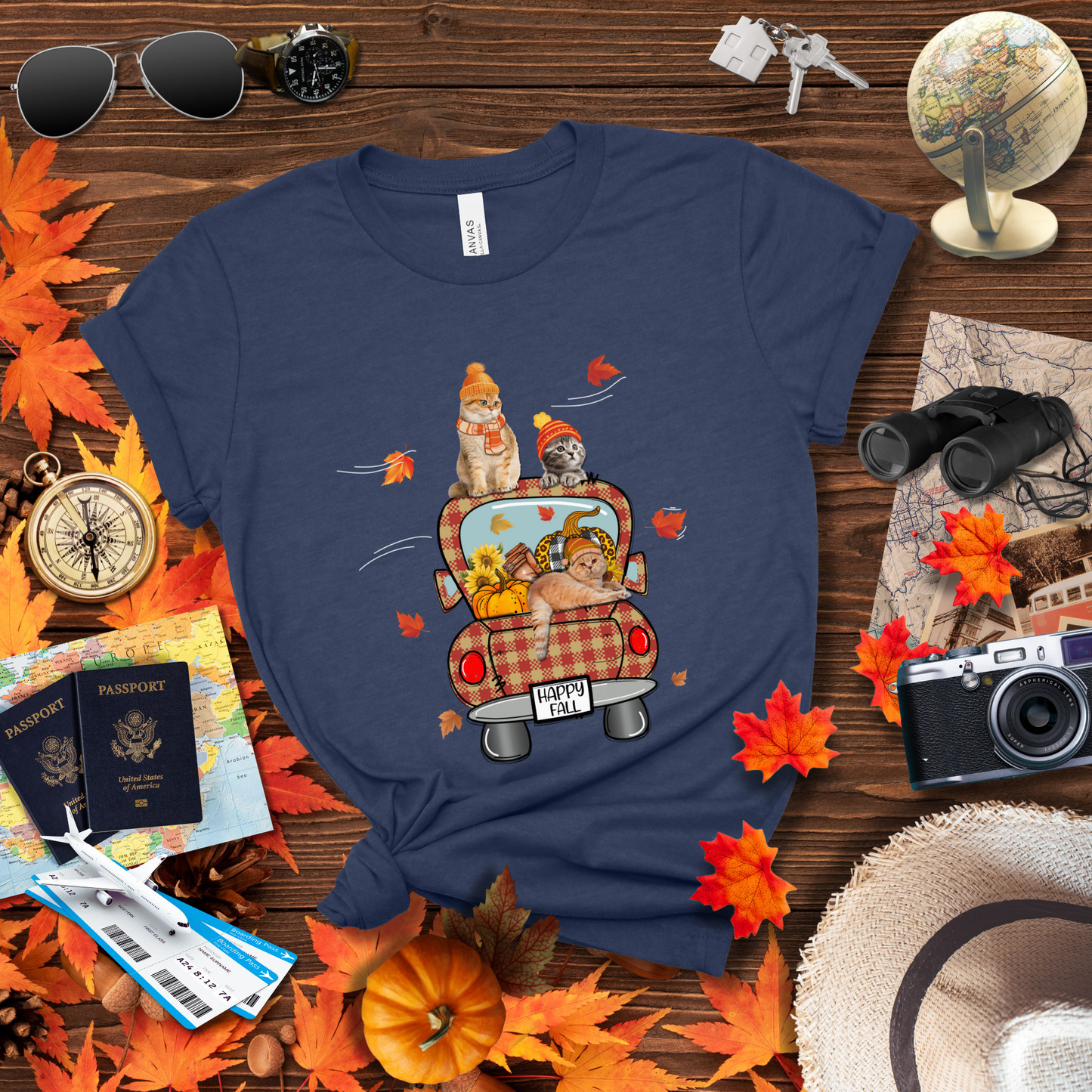 HAPP FALL CATS T-Shirt