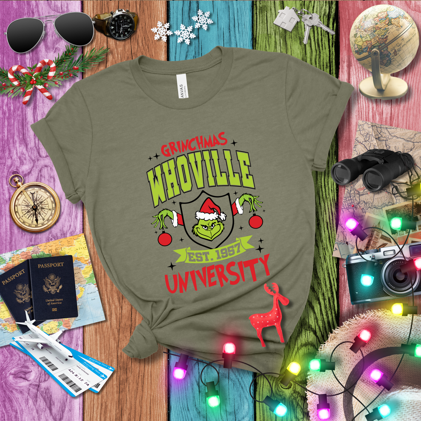 GRINCHMAS WHOVILLE UNIVERSITY T-Shirt