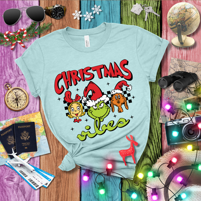 GRINCH CHRISTMAS VIBES T-Shirt