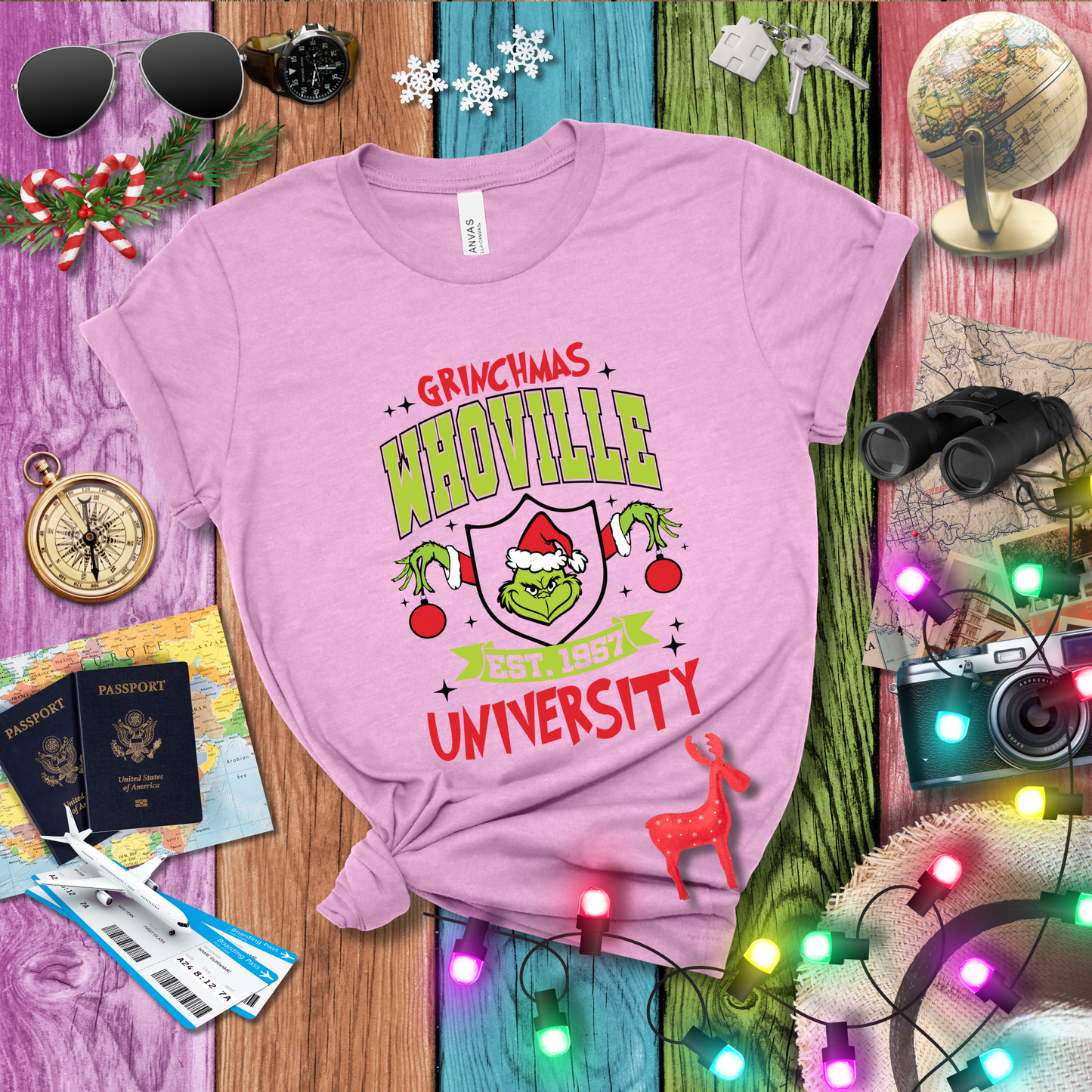 GRINCHMAS WHOVILLE UNIVERSITY T-Shirt