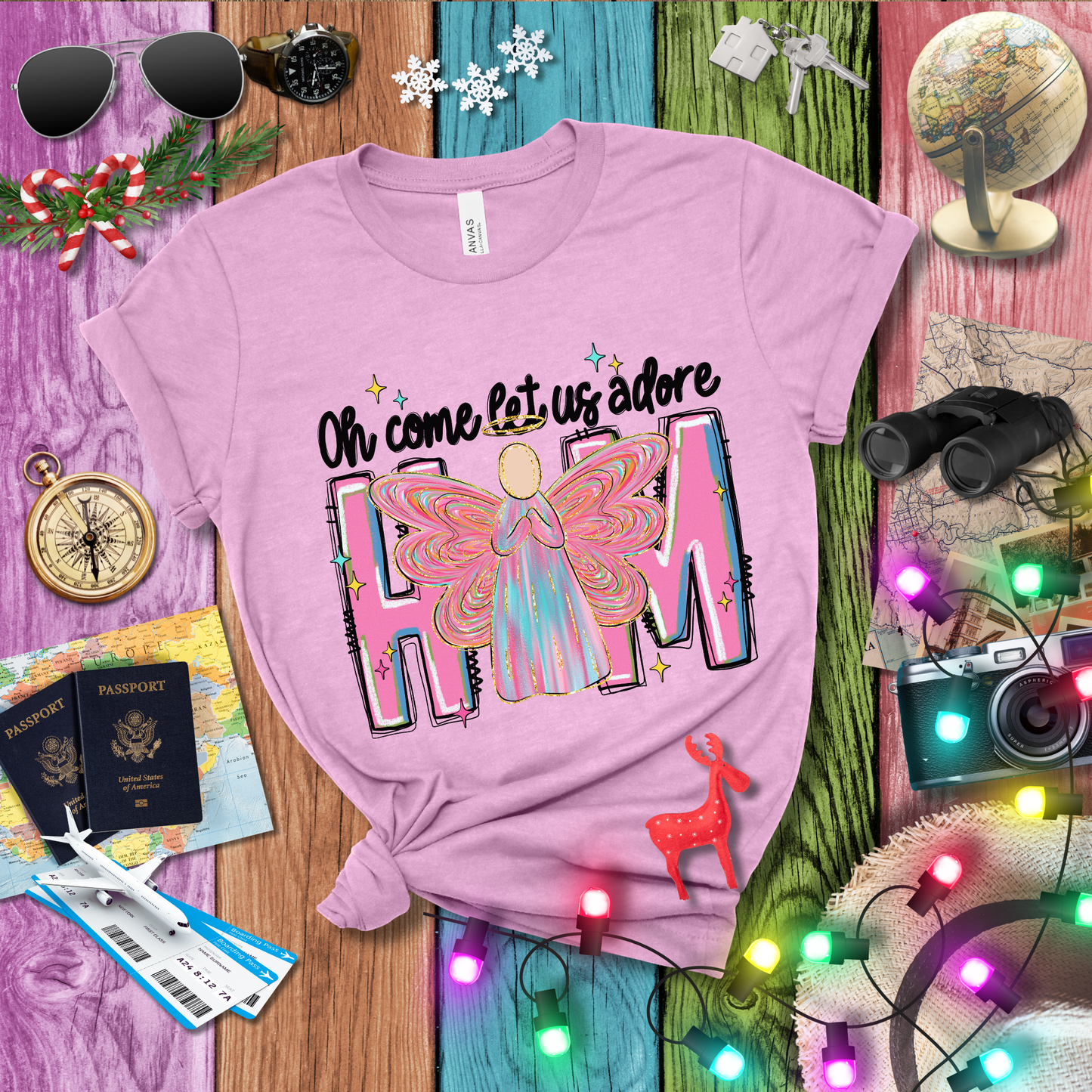 OH COME LET US ADORE HIM T-Shirt