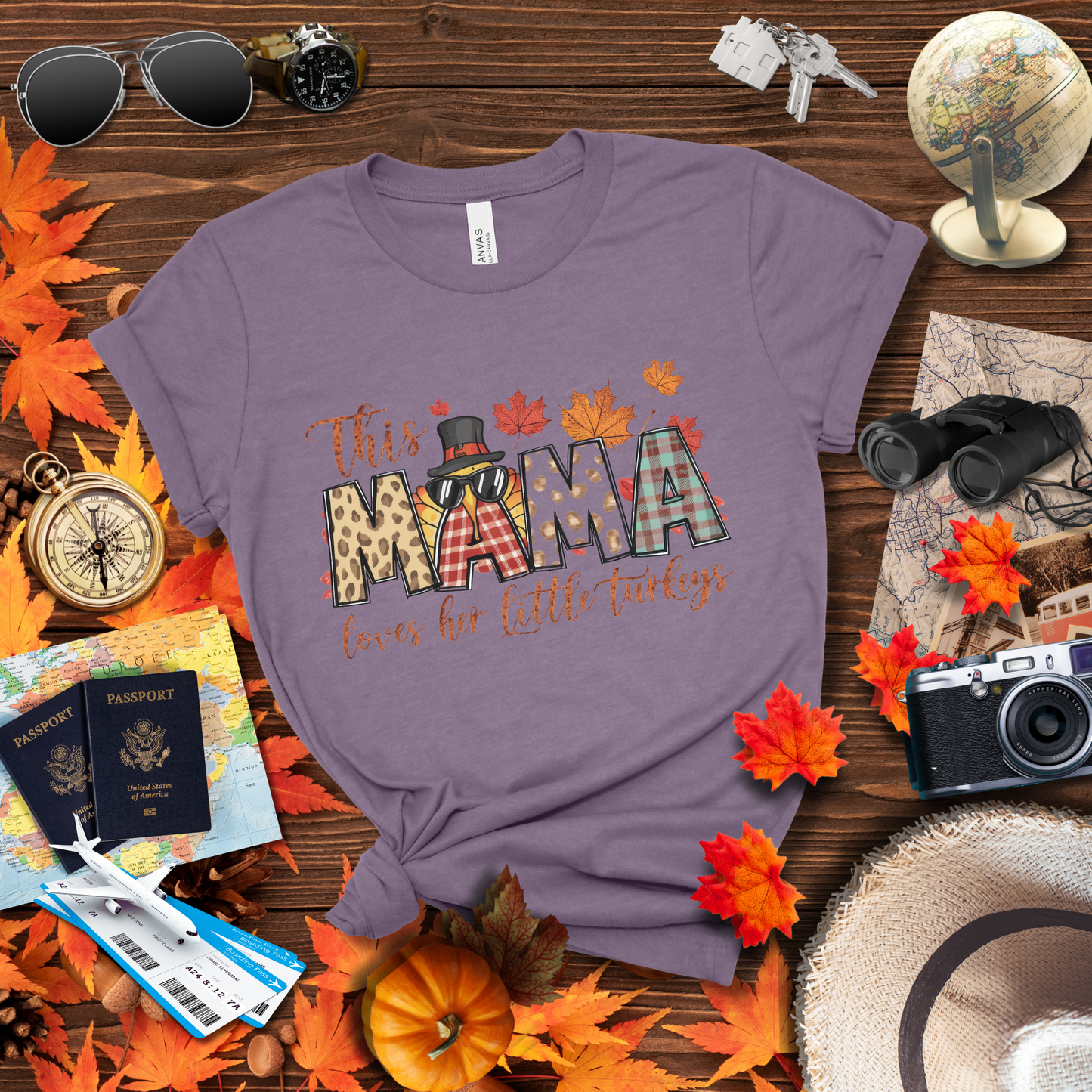 MAMA LOVES HER LITTLE TURKEYS T-Shirt