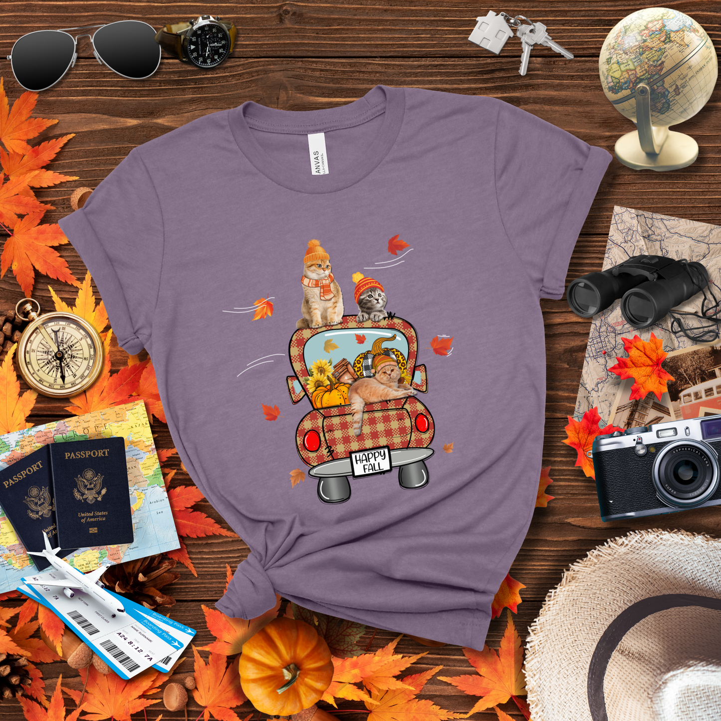 HAPP FALL CATS T-Shirt