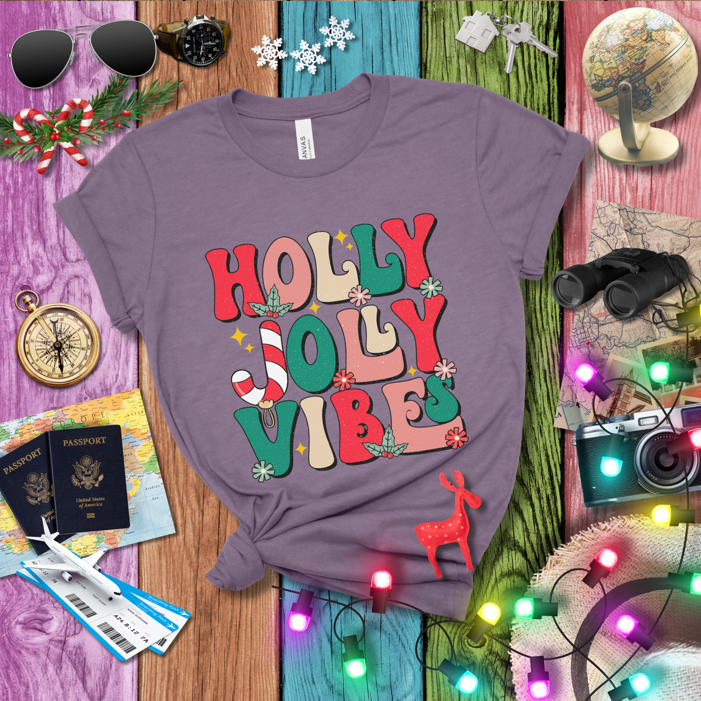 HOLLY JOLLY VIBES T-Shirt