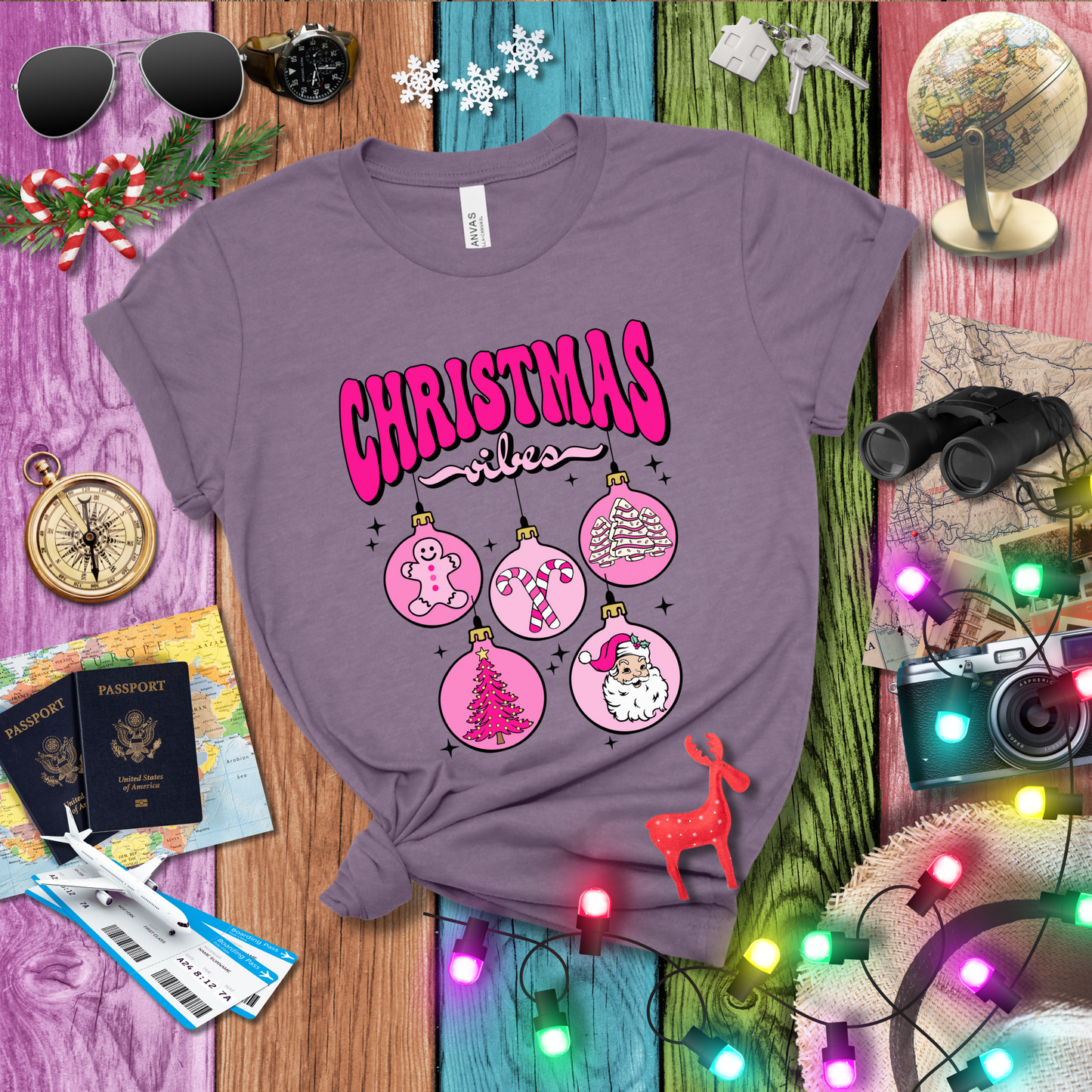 CHRISTMAS VIBES_4 T-Shirt