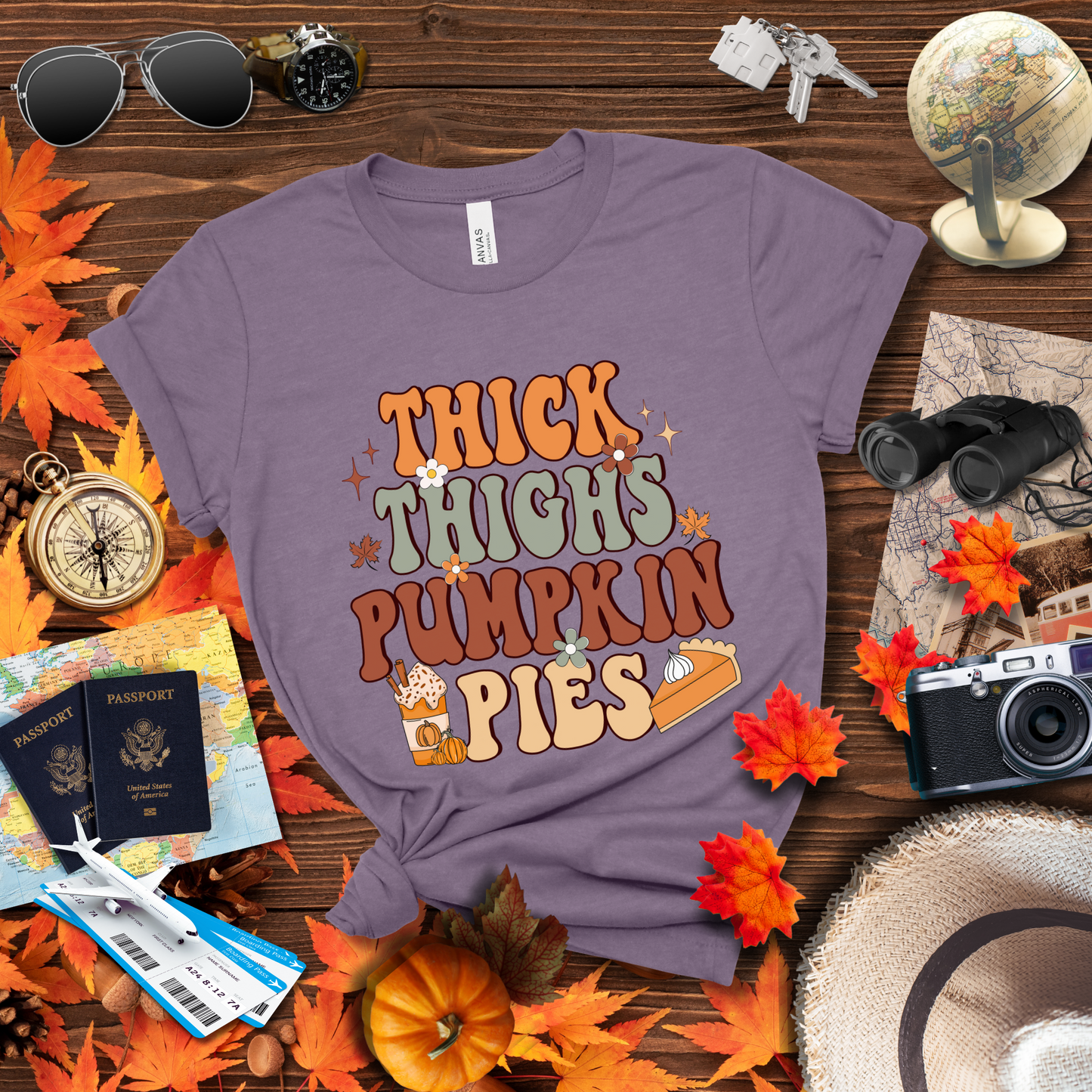 THICK THIGHS PUMPKIN PIES T-Shirt