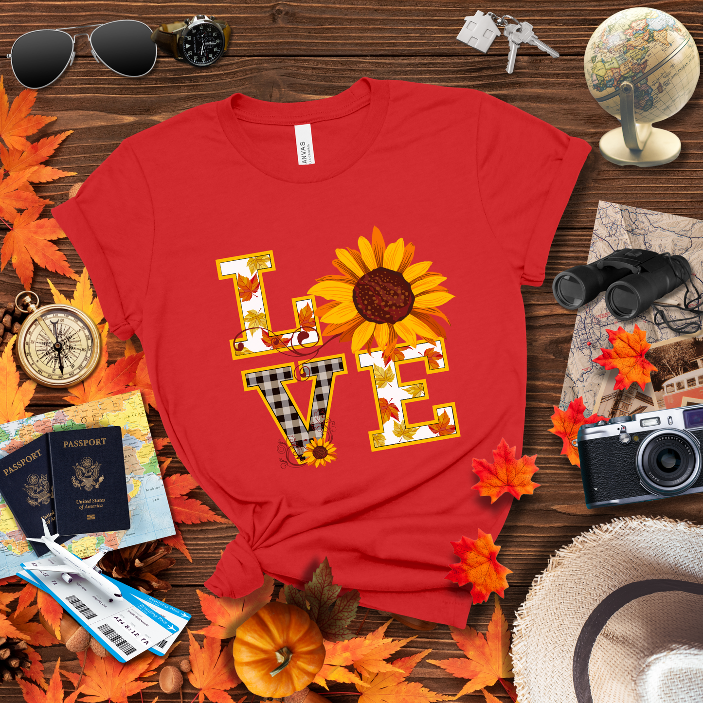 LOVE SUNFLOWER FALL T-Shirt