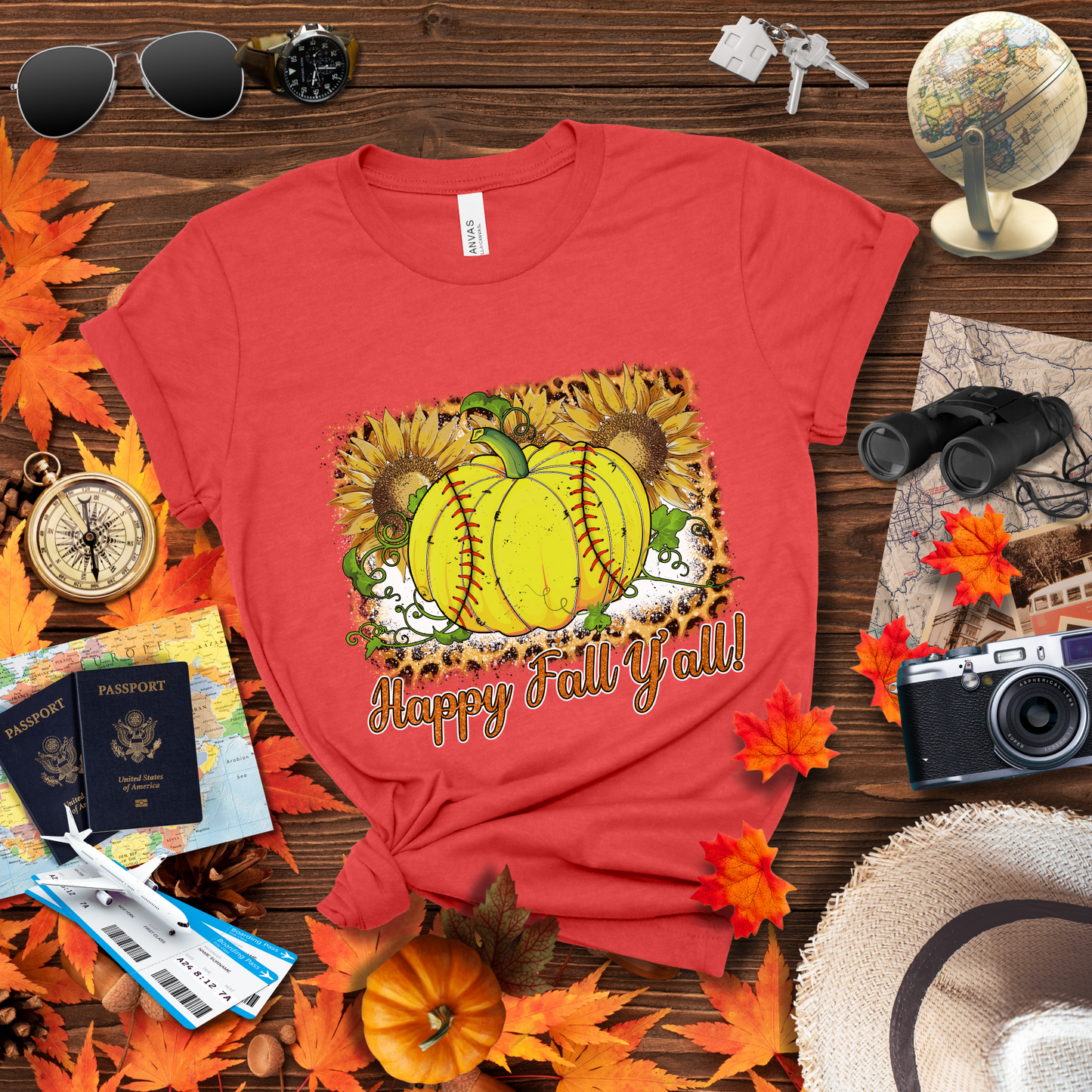 HAPPY FALL Y'ALL T-Shirt