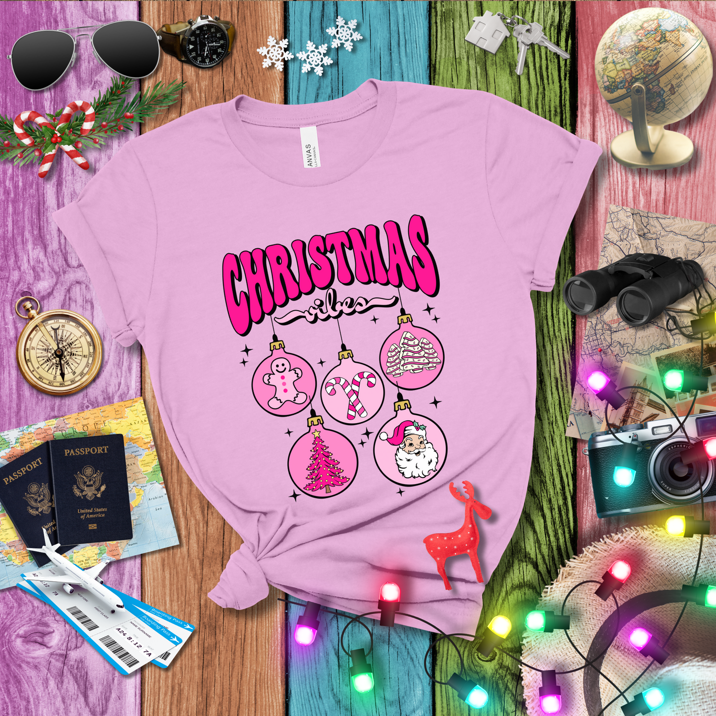 CHRISTMAS VIBES_4 T-Shirt