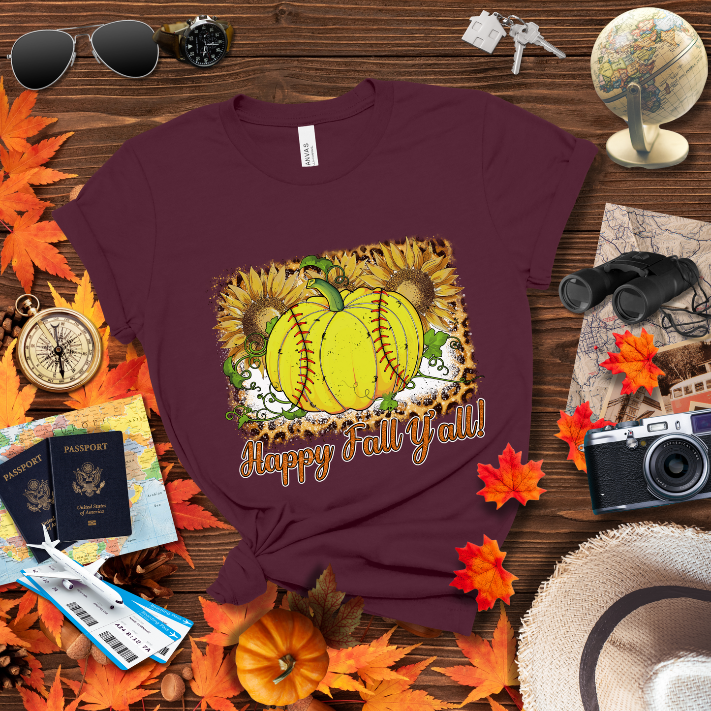 HAPPY FALL Y'ALL T-Shirt