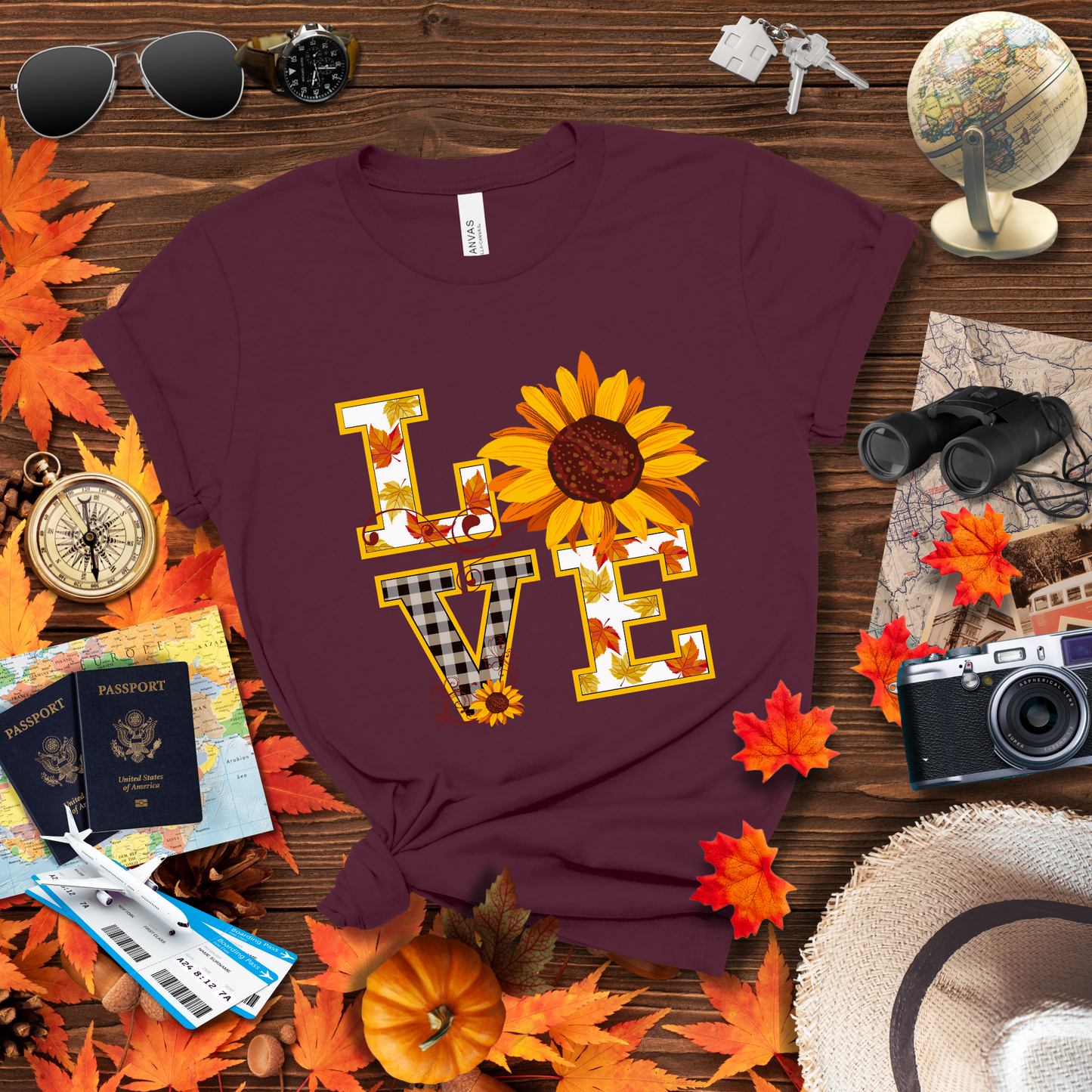 LOVE SUNFLOWER FALL T-Shirt