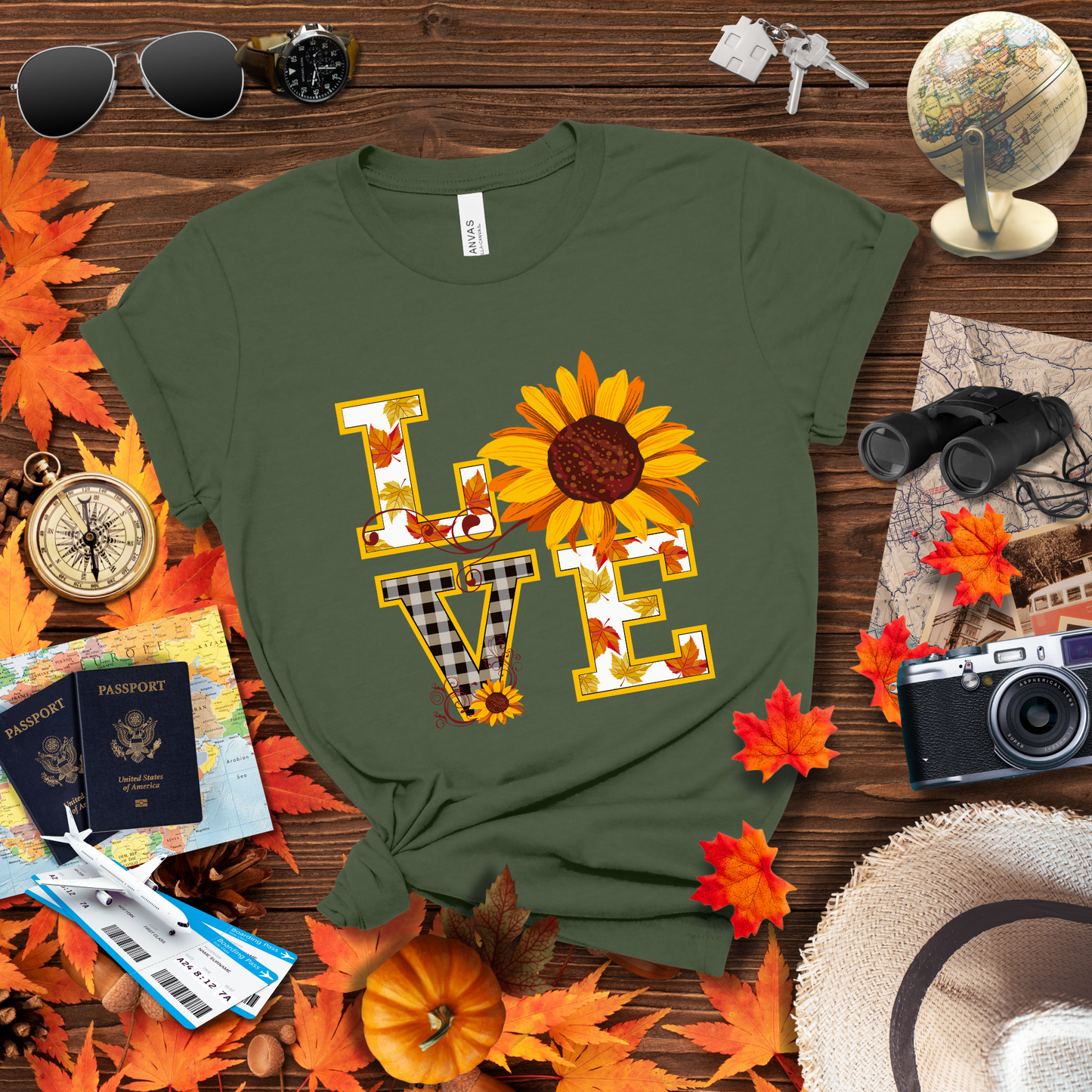 LOVE SUNFLOWER FALL T-Shirt