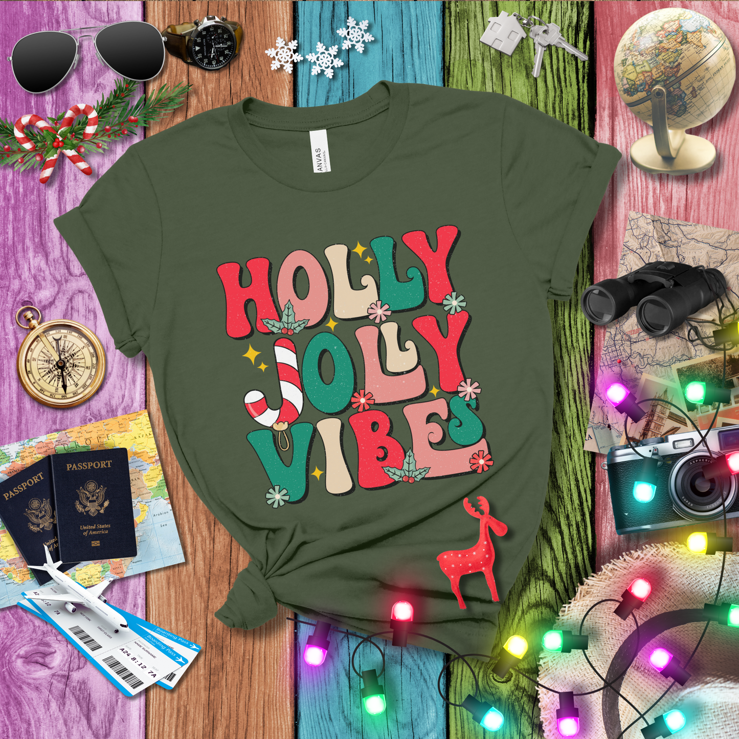 HOLLY JOLLY VIBES T-Shirt