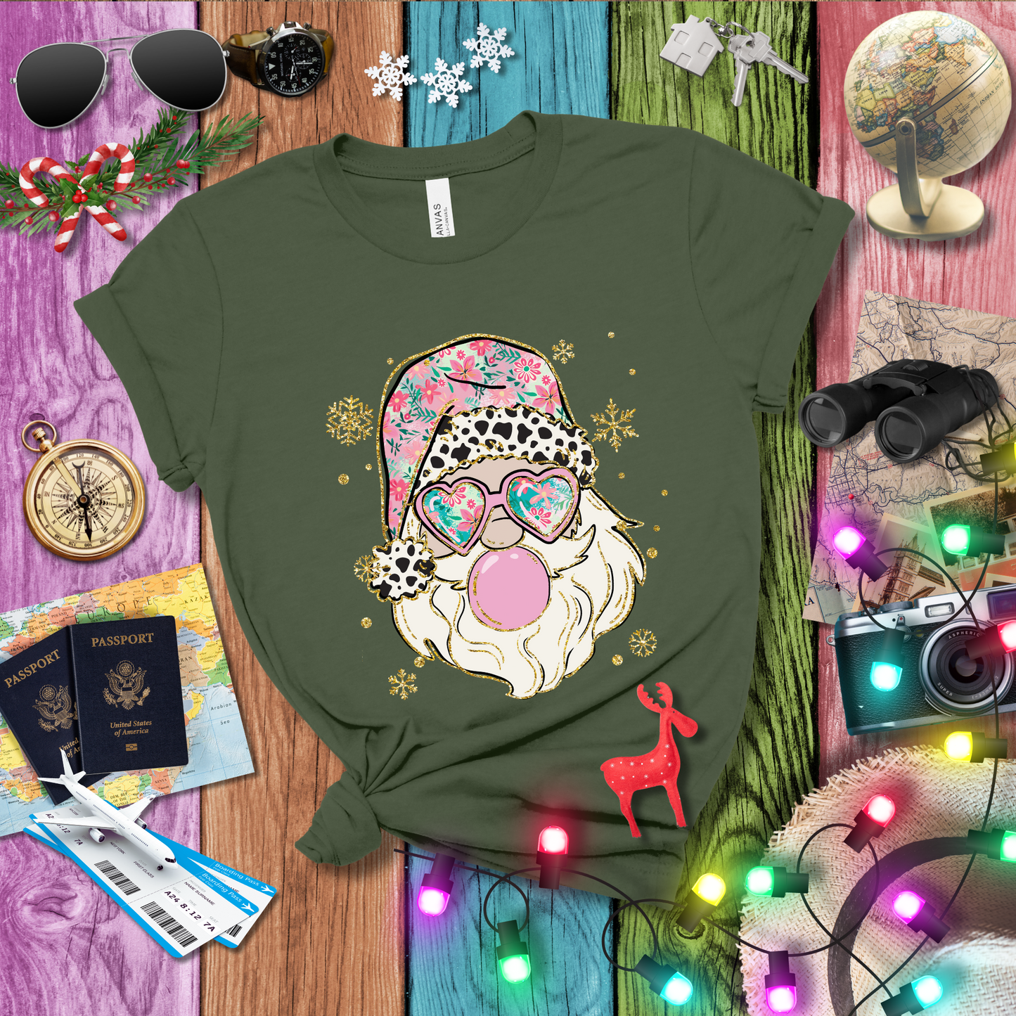 COOL SANTA WITH BUBBLEGUM T-Shirt