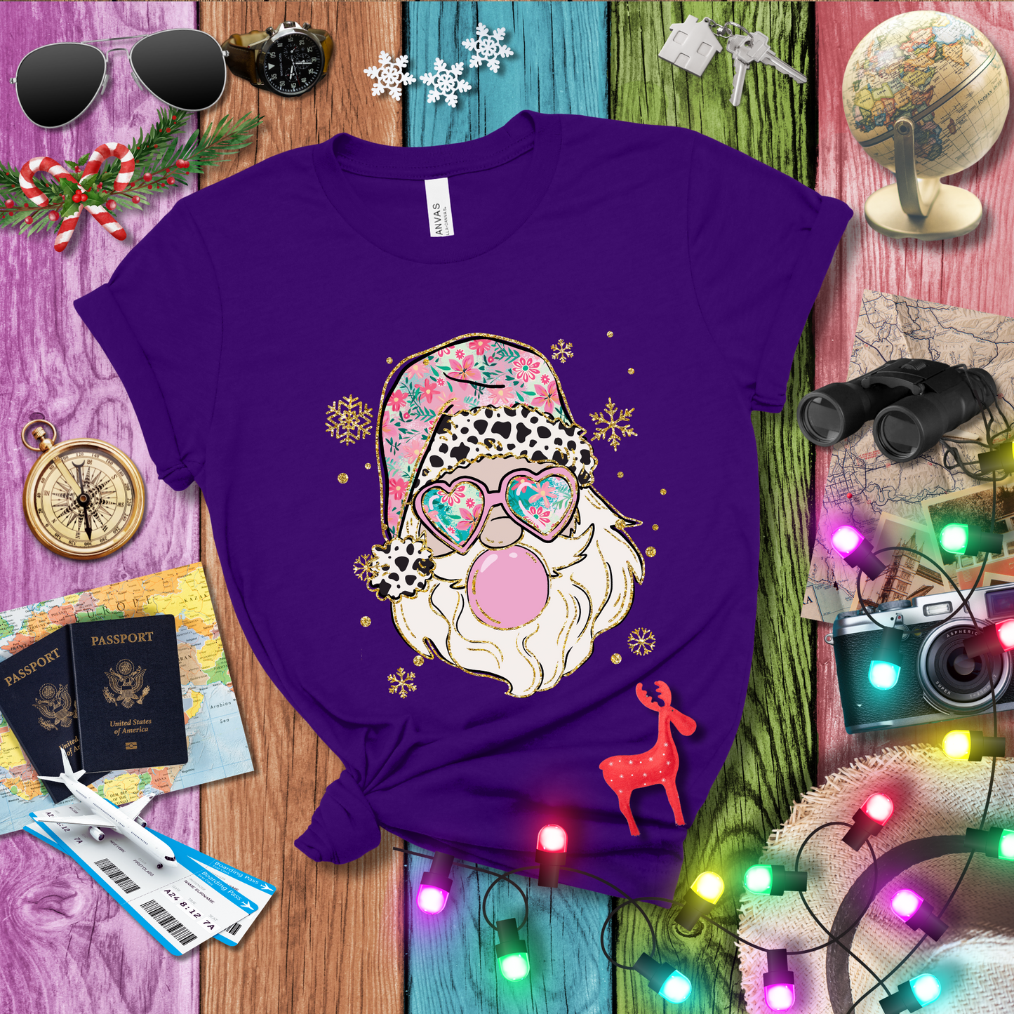 COOL SANTA WITH BUBBLEGUM T-Shirt