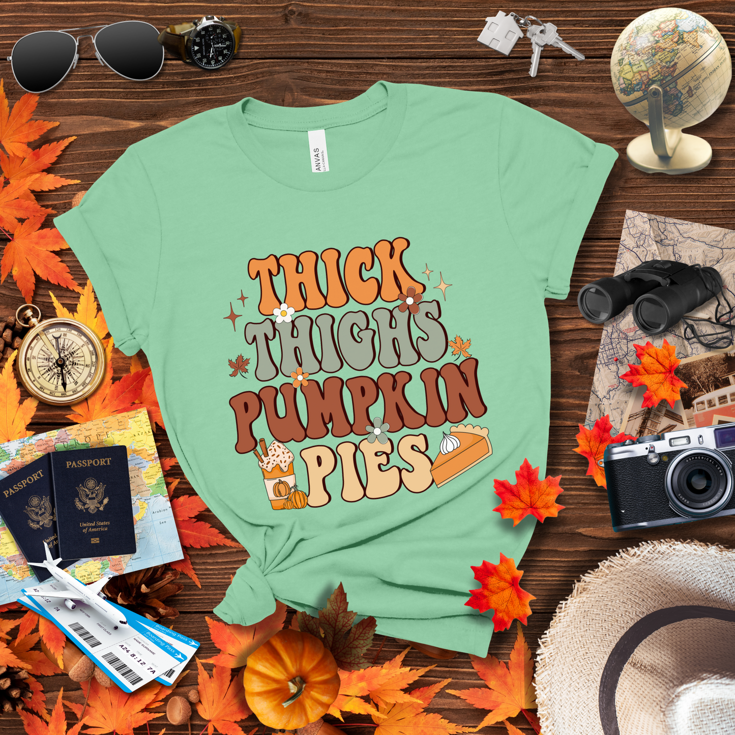 THICK THIGHS PUMPKIN PIES T-Shirt